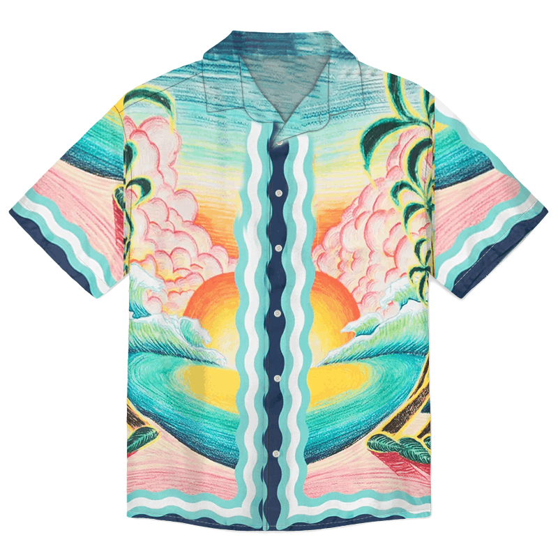 The Unbranded Brand × Vintage Danse De La Mer Shirt | Fluid Motion, Coastal Spirit Size US M / EU 48-50 / 2 - 1 Thumbnail