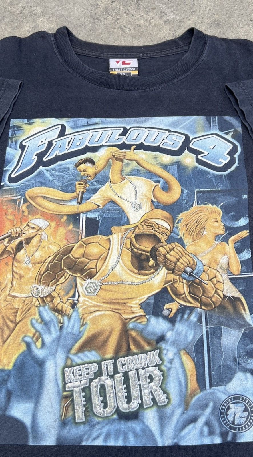 Cartoon Network Vintage Y2K Fantastic Four Fabulous Tee silver surfer 2XL Size US XXL / EU 58 / 5 - 3 Thumbnail