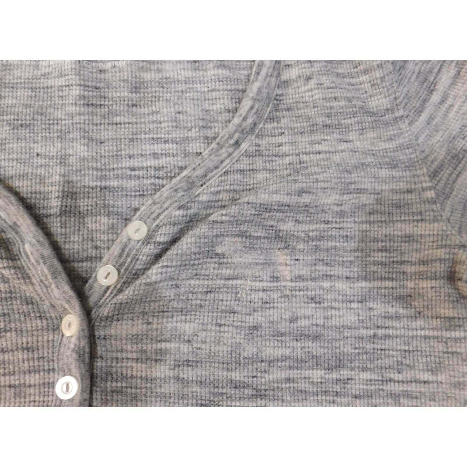 Victoria's Secret Victoria's Secret Pink Shirt Women M Gray Dogs Stretch Cotton Thermal Knit V-Neck Pullover Casual Blouse Basic Regular Active Dogs Theme Mens? (Stop) Size M / US 6-8 / IT 42-44 - 6 Thumbnail