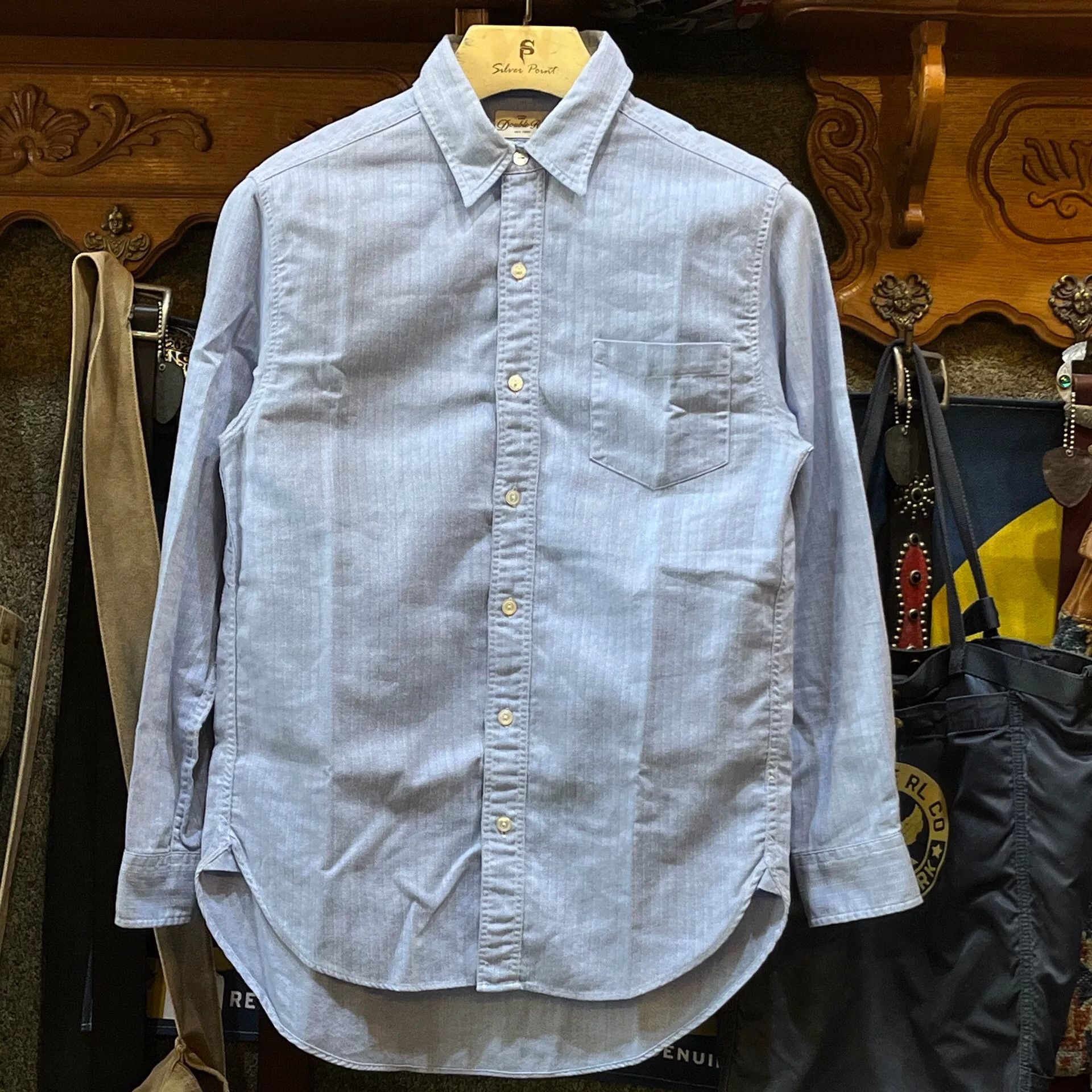 RRL Ralph Lauren RRL Herringbone Shirt by Ralph Lauren Size US S / EU 44-46 / 1 - 1 Thumbnail