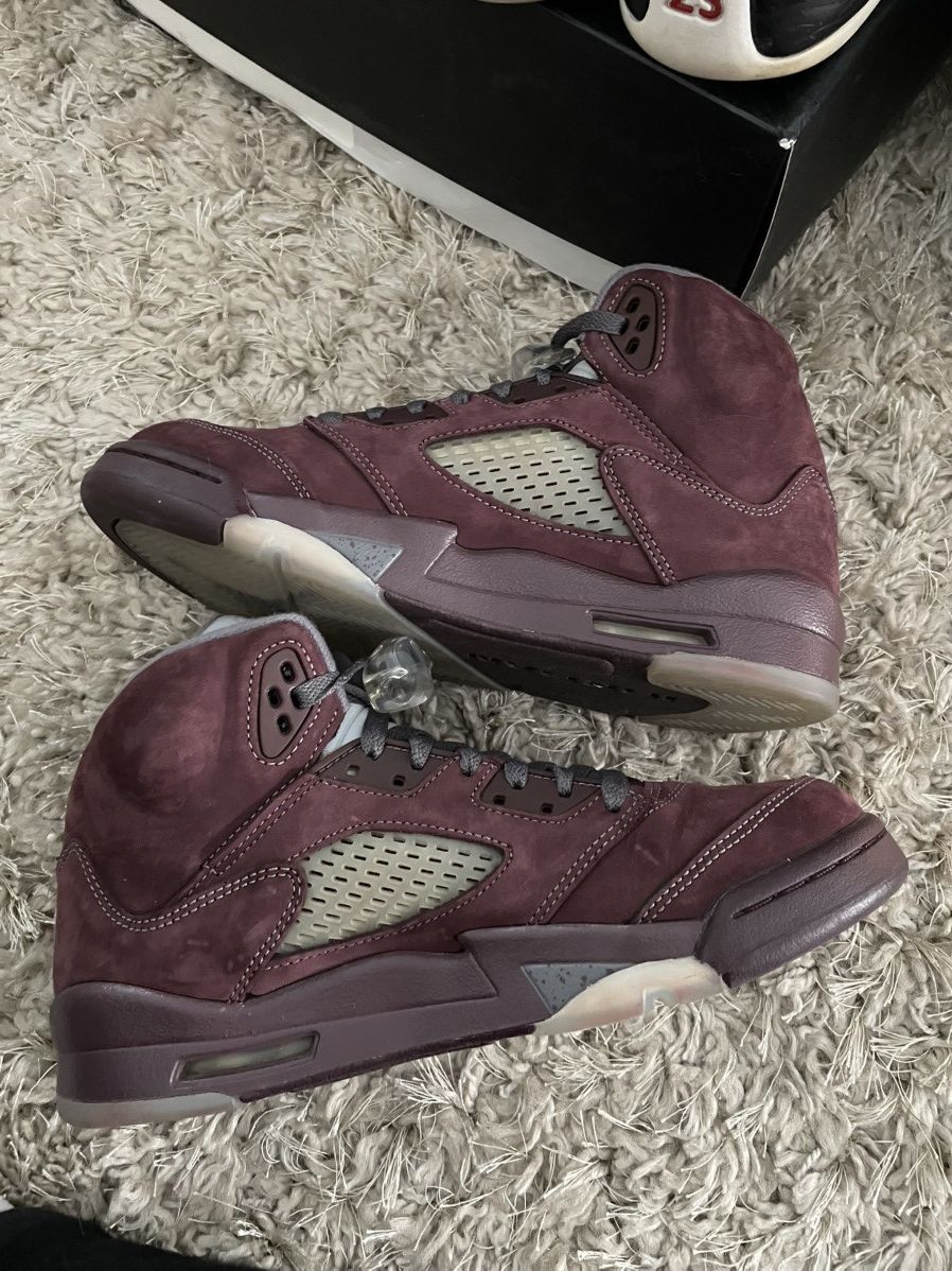Jordan Brand Jordan 5 Burgundy Size US 7 / EU 40 - 4 Thumbnail