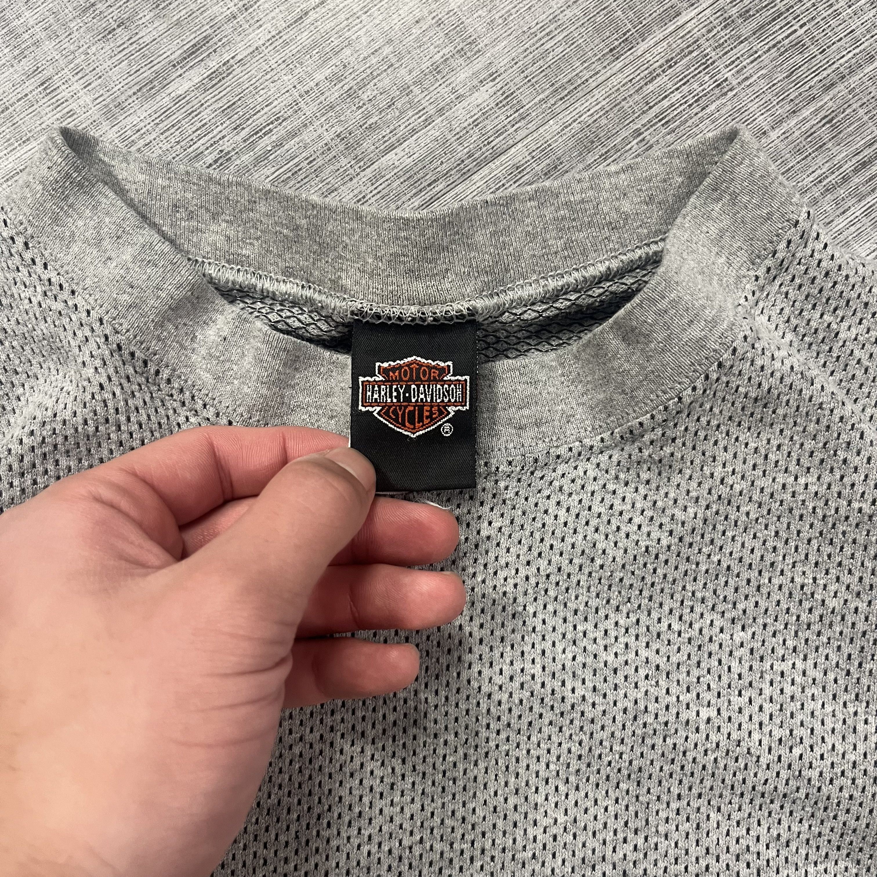 Harley Davidson × Vintage Crazy VTG 90s Harley Davidson Tee Shirt Size US XL / EU 56 / 4 - 3 Thumbnail