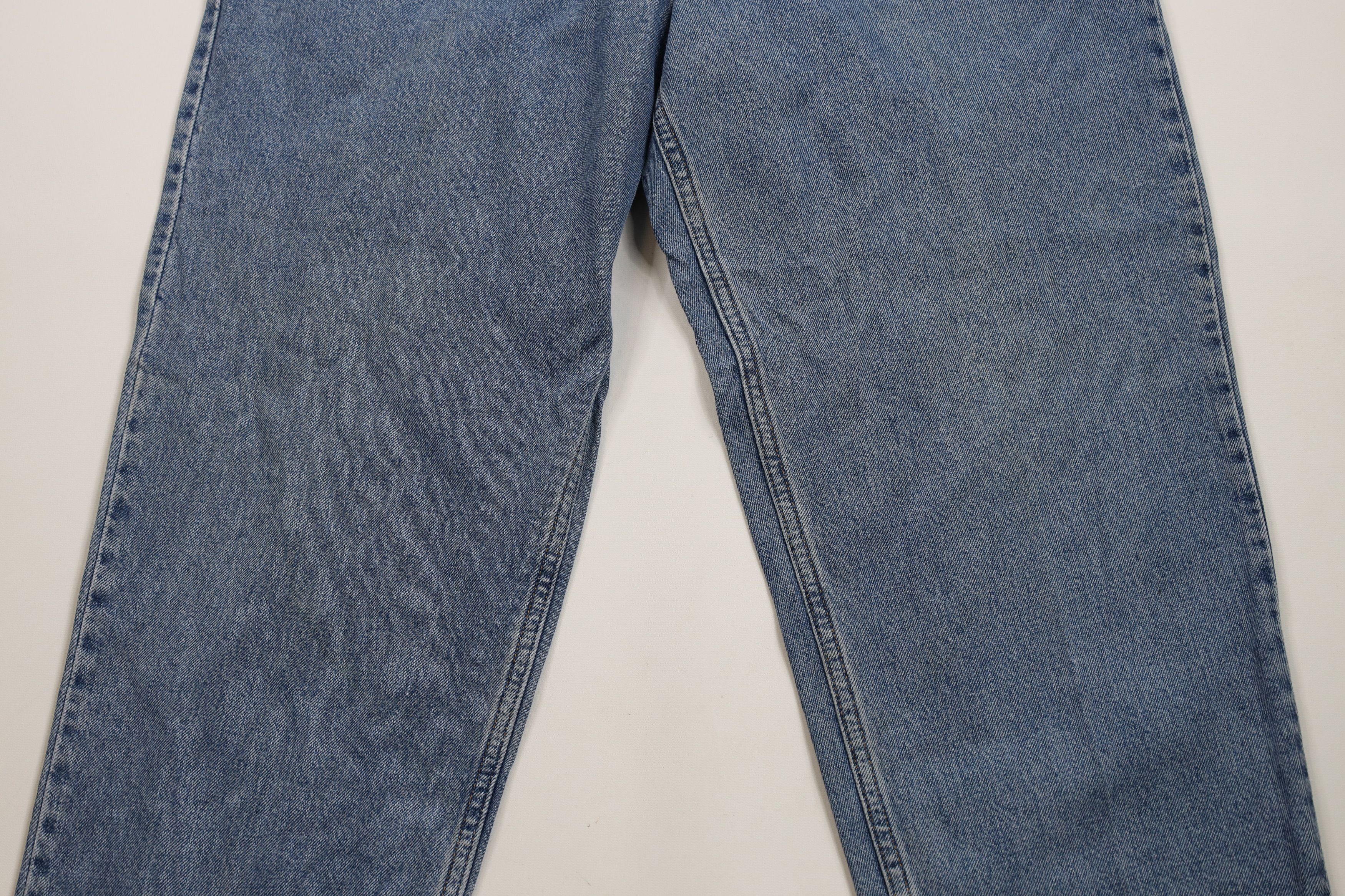 Tommy Hilfiger × Vintage Vintage 90s Tommy Hilfiger Baggy Wide Leg Denim Jeans Blue Size US 38 / EU 54 - 3 Thumbnail