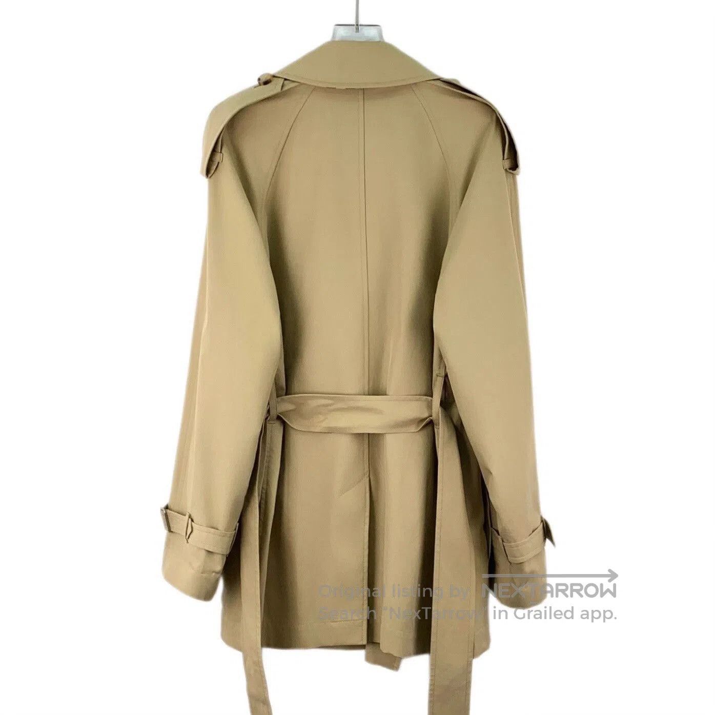 Burberry Burberry Brown Cotton Belted Trench Coat. Size S / US 4 / IT 40 - 2 Thumbnail