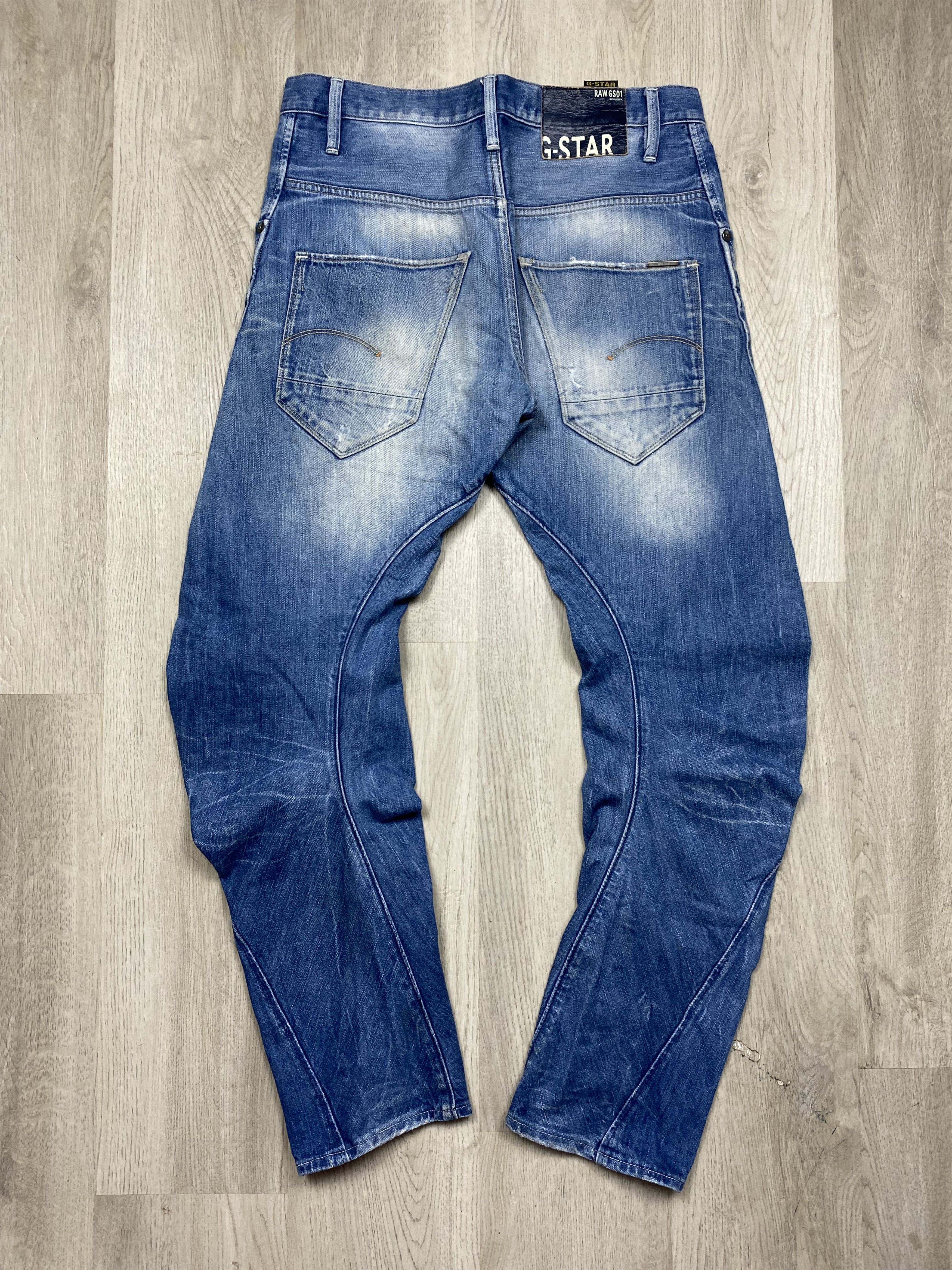 G-Star G Star Raw Vintage Mens Arc Denim Pants Jeans Gstar Y2K Size US 31 - 1 Thumbnail
