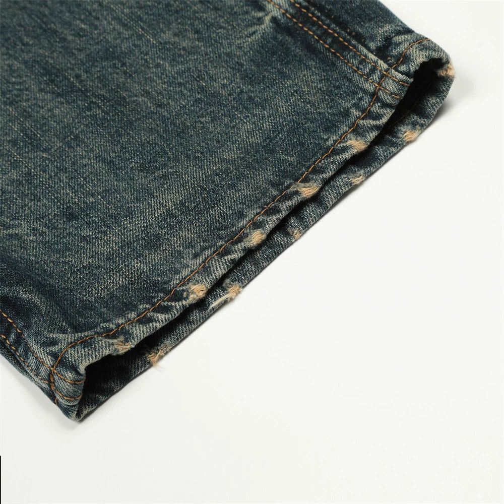 Vintage Men's American high street simple washed distressed jeans Size US 30 / EU 46 - 5 Thumbnail