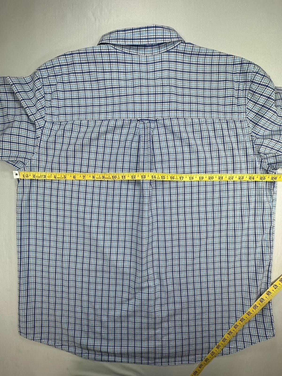 Chaps Ralph Lauren Chaps Plaid Embroidered Cotton Shirt Blue 2XL Size US XXL / EU 58 / 5 - 8 Thumbnail
