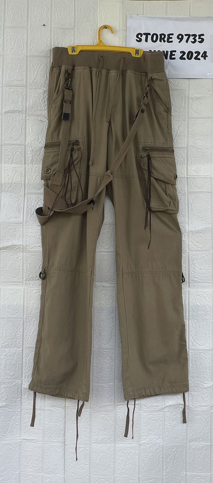 Japanese Brand Vintage Topism Parachute Bondage Cargo Pant Size US 30 / EU 46 - 3 Thumbnail