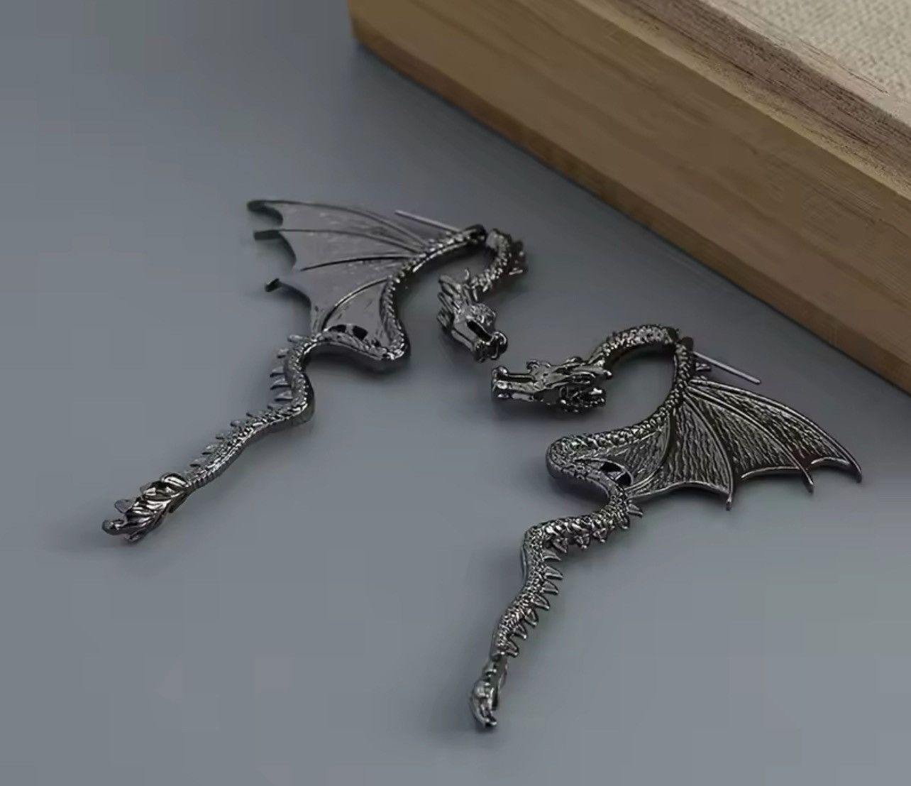 Japanese Brand × Jewelry × Vintage Dragon 🐉 Earrings Size ONE SIZE - 5 Thumbnail