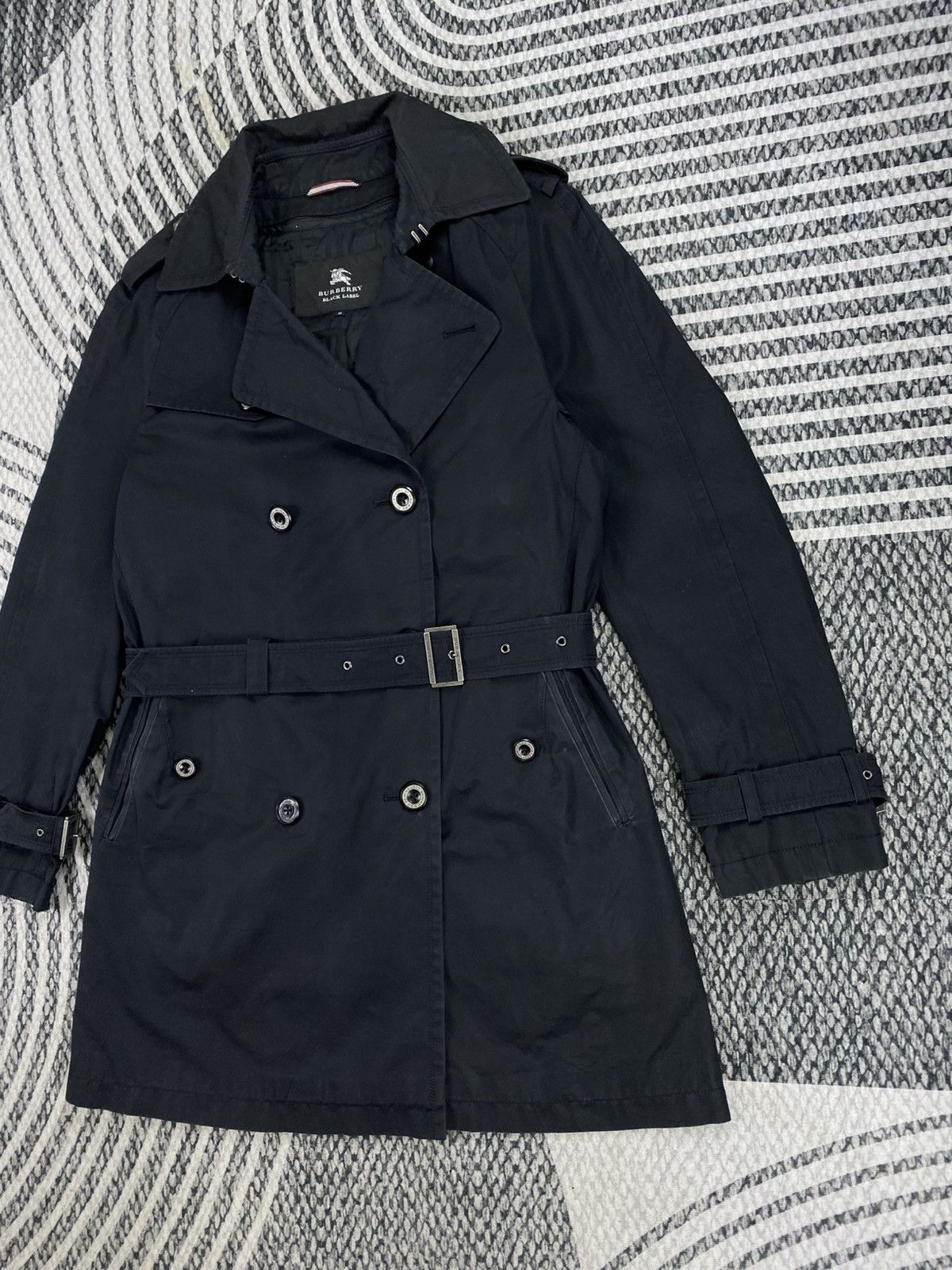 Burberry 🔥Burberry Black Label Trench Coat Belted Jacket Size US M / EU 48-50 / 2 - 4 Thumbnail