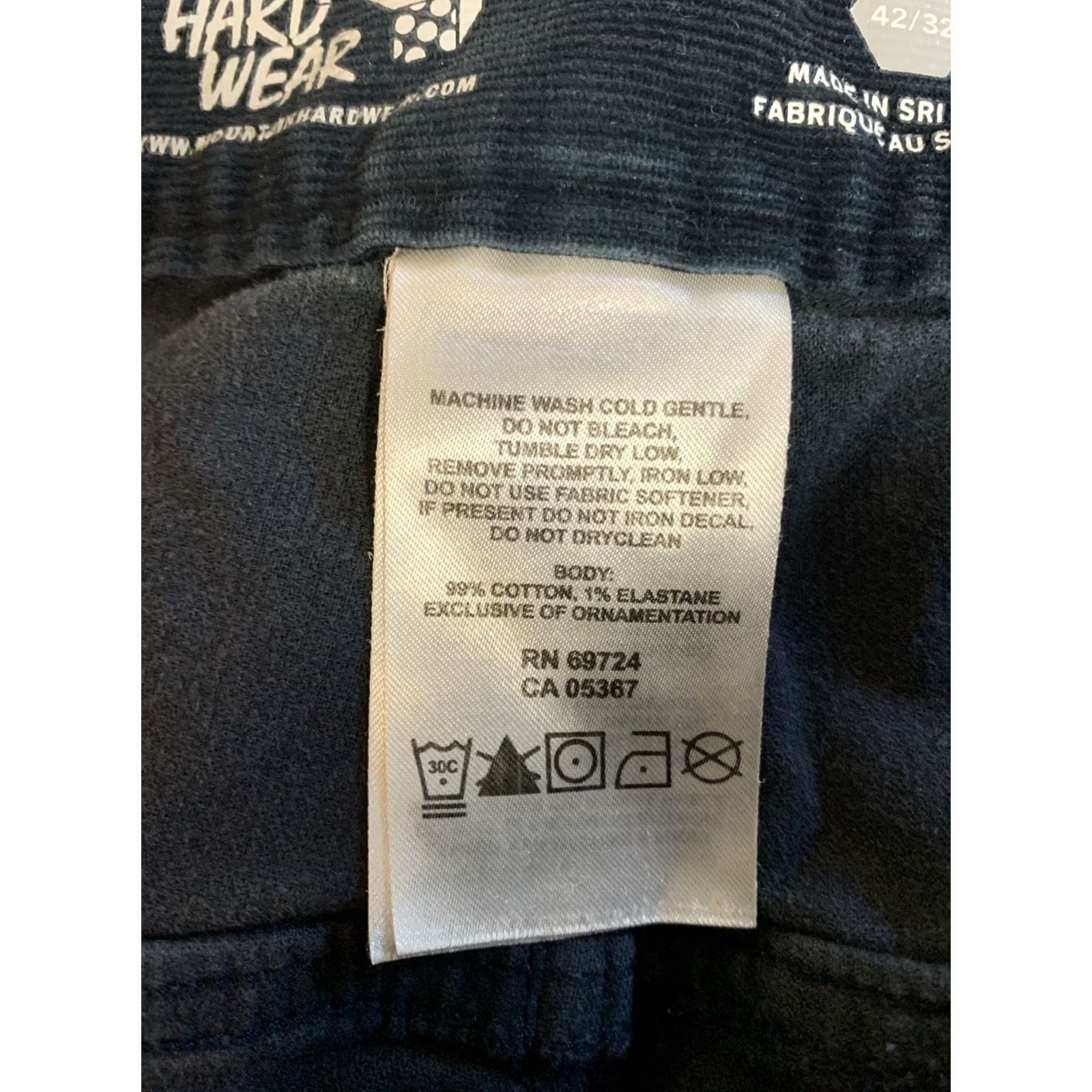 Mountain Hardwear VINTAGE Mountain Hardwear Pants Mens 42x32 Blue Corduroy Baggy Y2K Casual Outdoor Size US 42 / EU 58 - 6 Thumbnail
