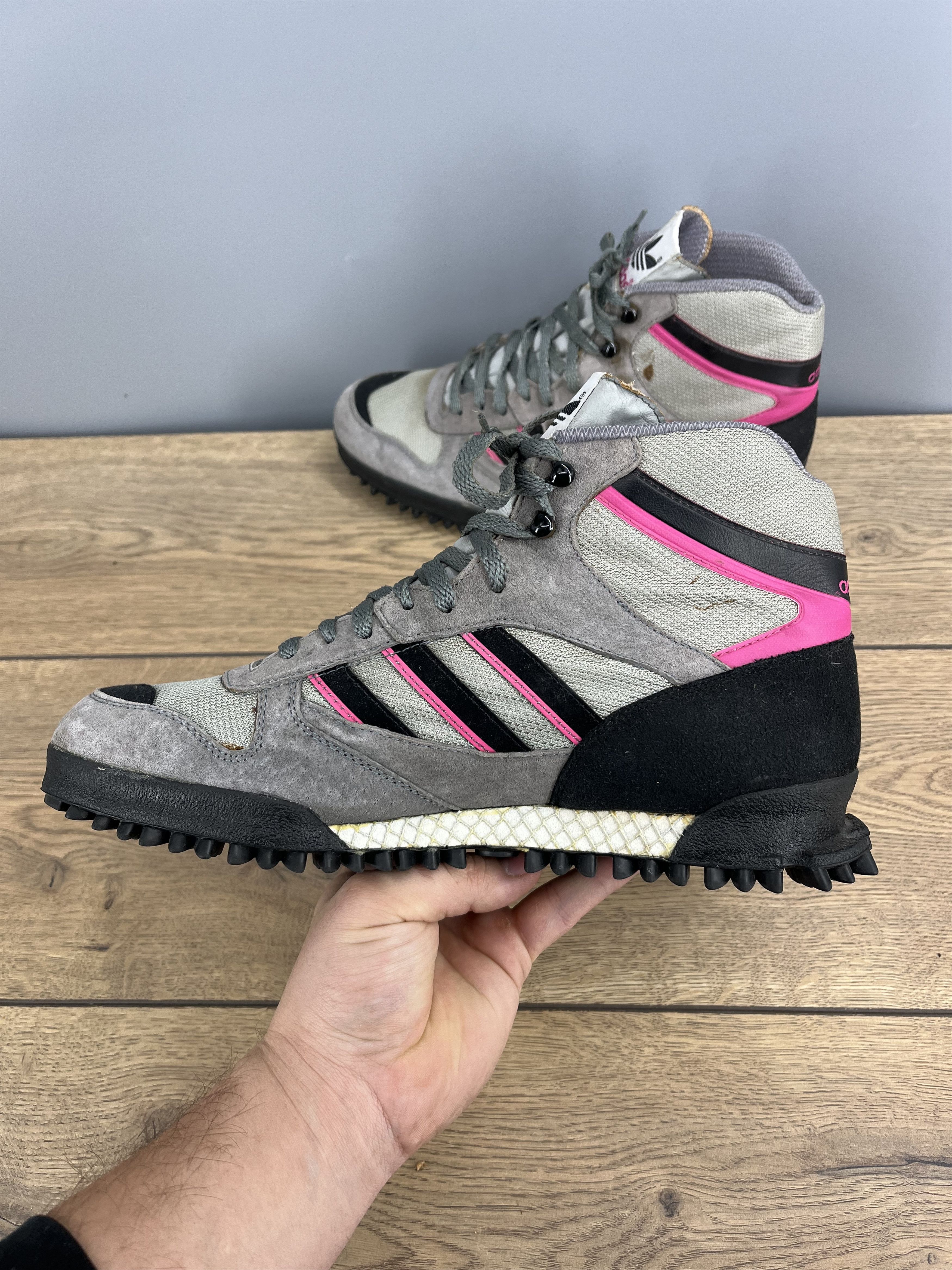 Adidas Vintage Adidas MTR High Hiking Boots Made in Yugoslavia Size US 9.5 / EU 42-43 - 6 Thumbnail