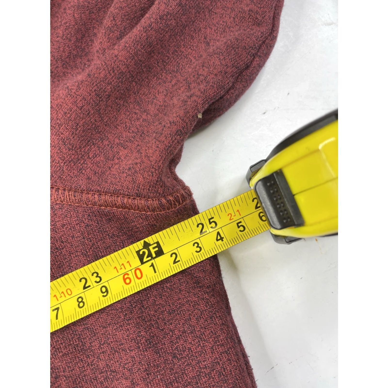 TravisMathew Travis Mathew Sweater Henley Long Sleeve Fleece Maroon Red XL Men’s Baseball Knit Pullover Golf Casual Workwear Size US XL / EU 56 / 4 - 7 Thumbnail