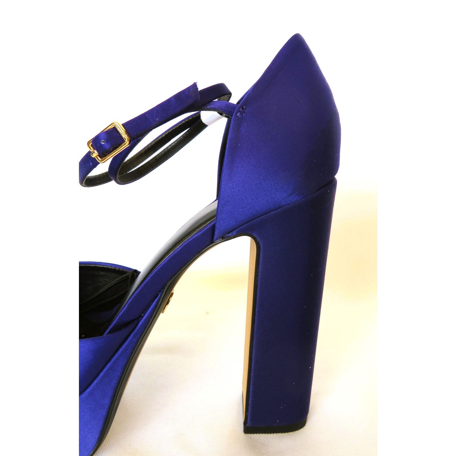 Zara ZARA Purple Pointed Toe Ankle Strap Heeled Platform Shoes Size US 9 / IT 39 - 9 Thumbnail