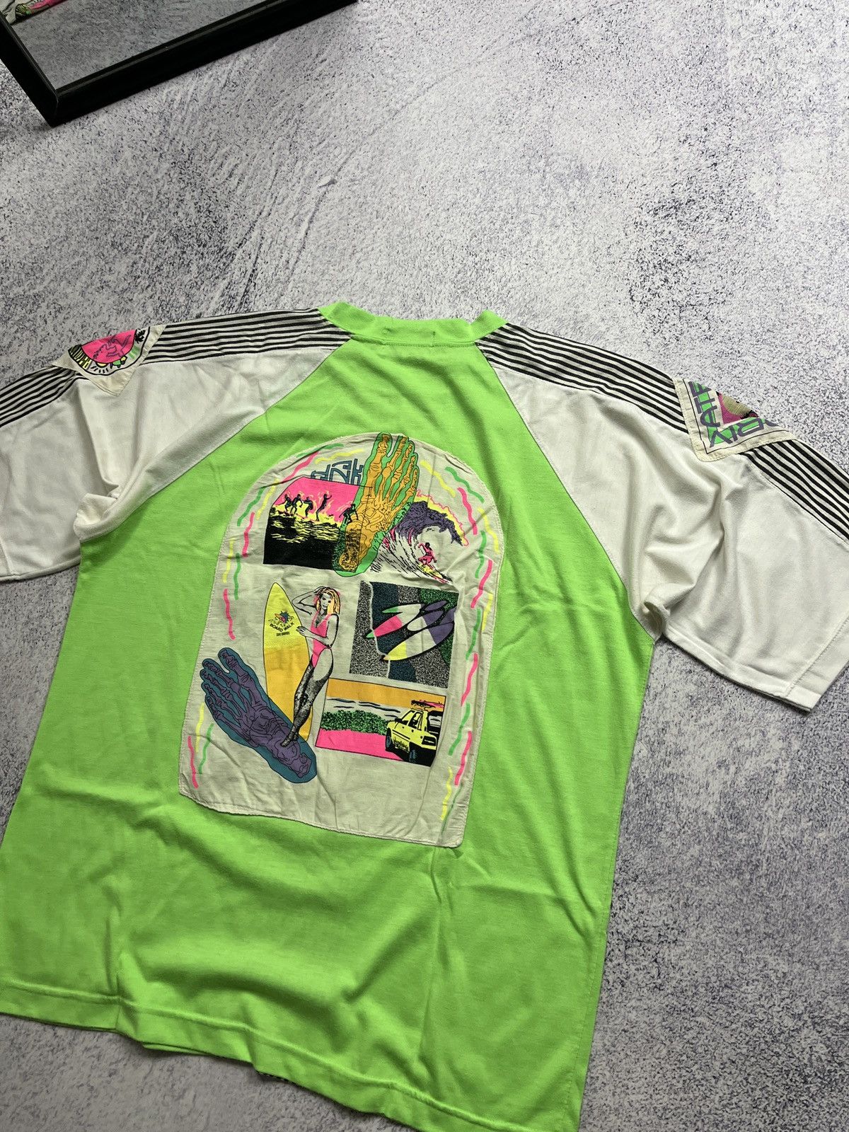 Vintage Vintage Surfing Safari 80s 90s Made In Singapore T-shirt Size US L / EU 52-54 / 3 - 7 Thumbnail