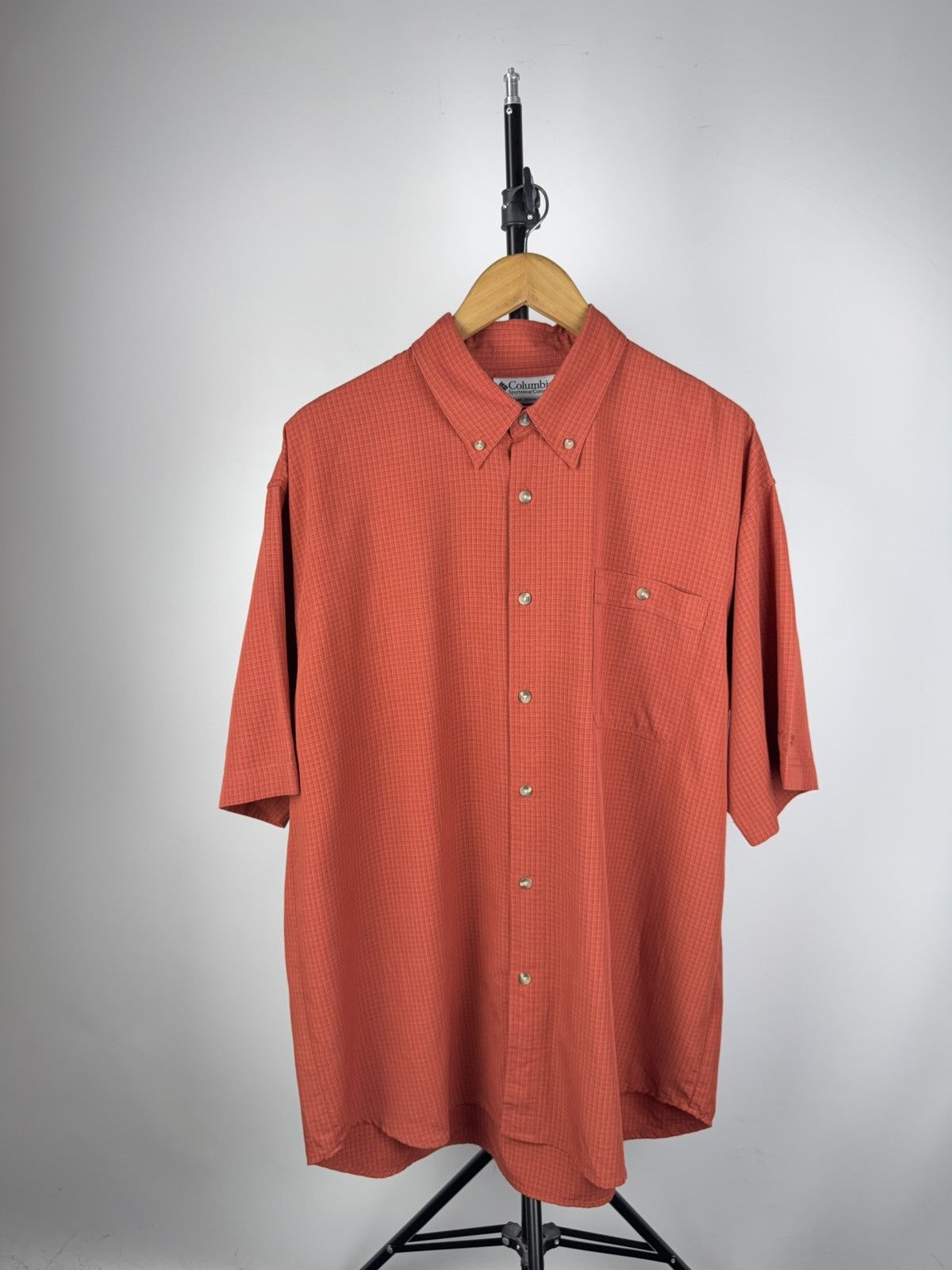 Columbia Vintage 90s Outdoor Columbia Plate Button Ups shirt Size US XL / EU 56 / 4 - 1 Thumbnail