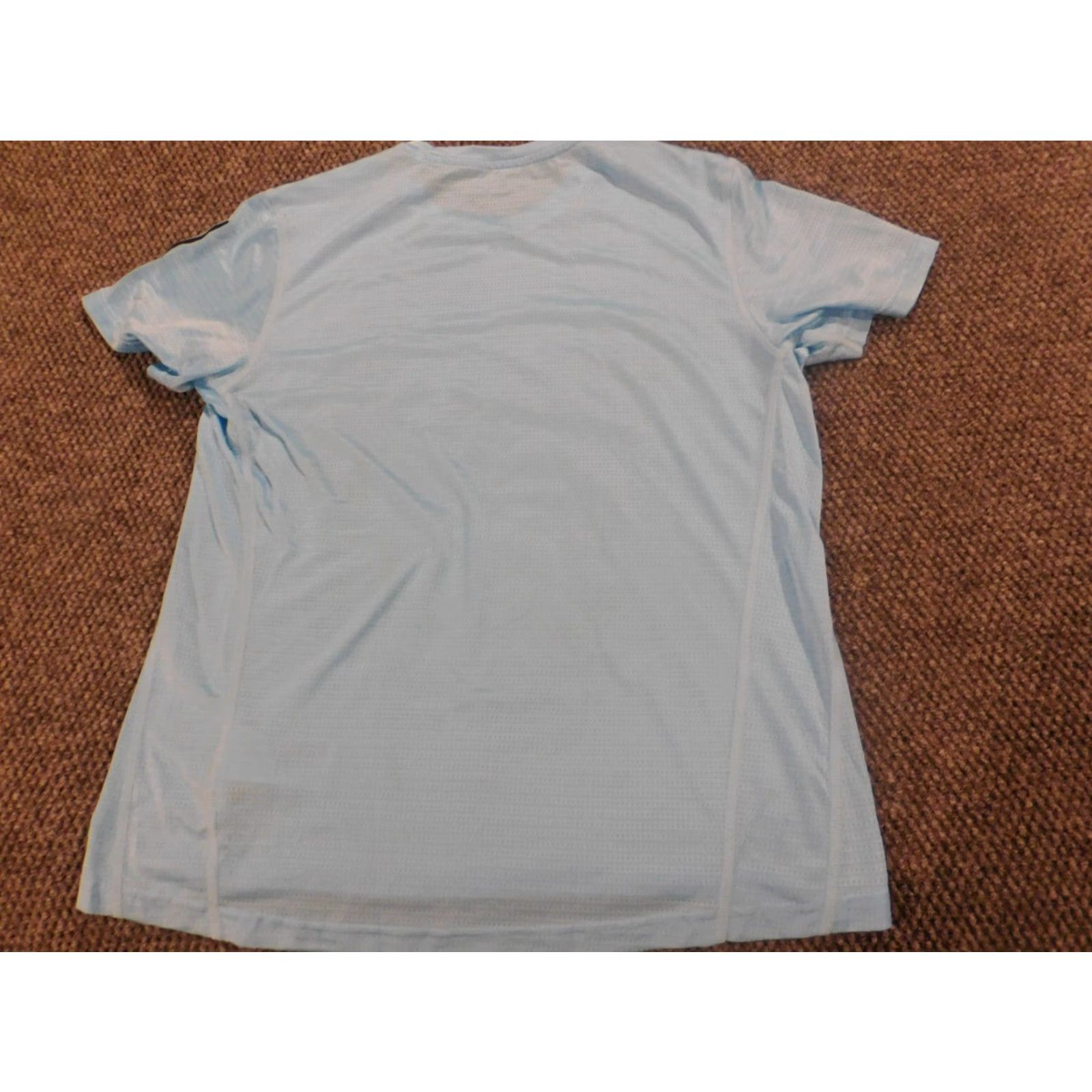 Adidas Adidas Womens Shirt L blue Polo Crew Neck Short Sleeve Solid Size L / US 10 / IT 46 - 7 Thumbnail