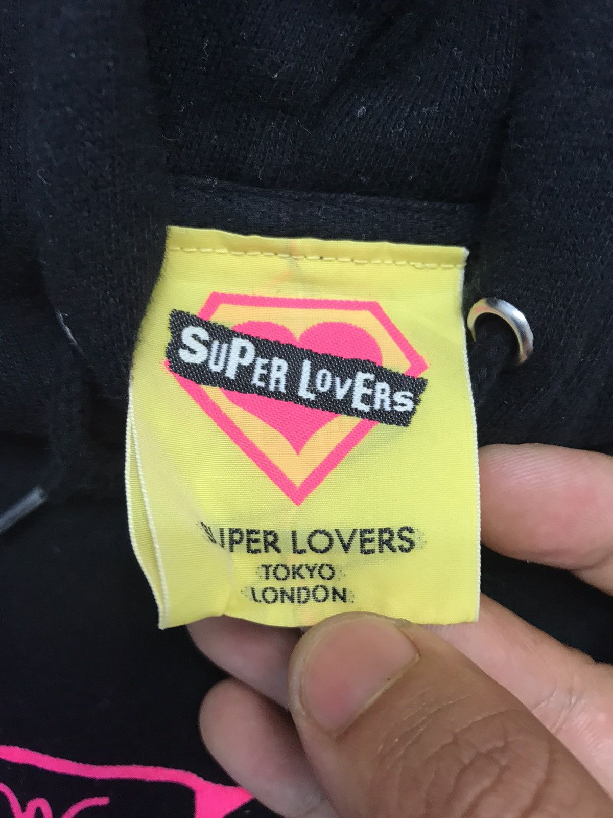 Designer × Japanese Brand Super Lover Do you See Anything Black Hoodie sweatshirt Size US M / EU 48-50 / 2 - 4 Thumbnail