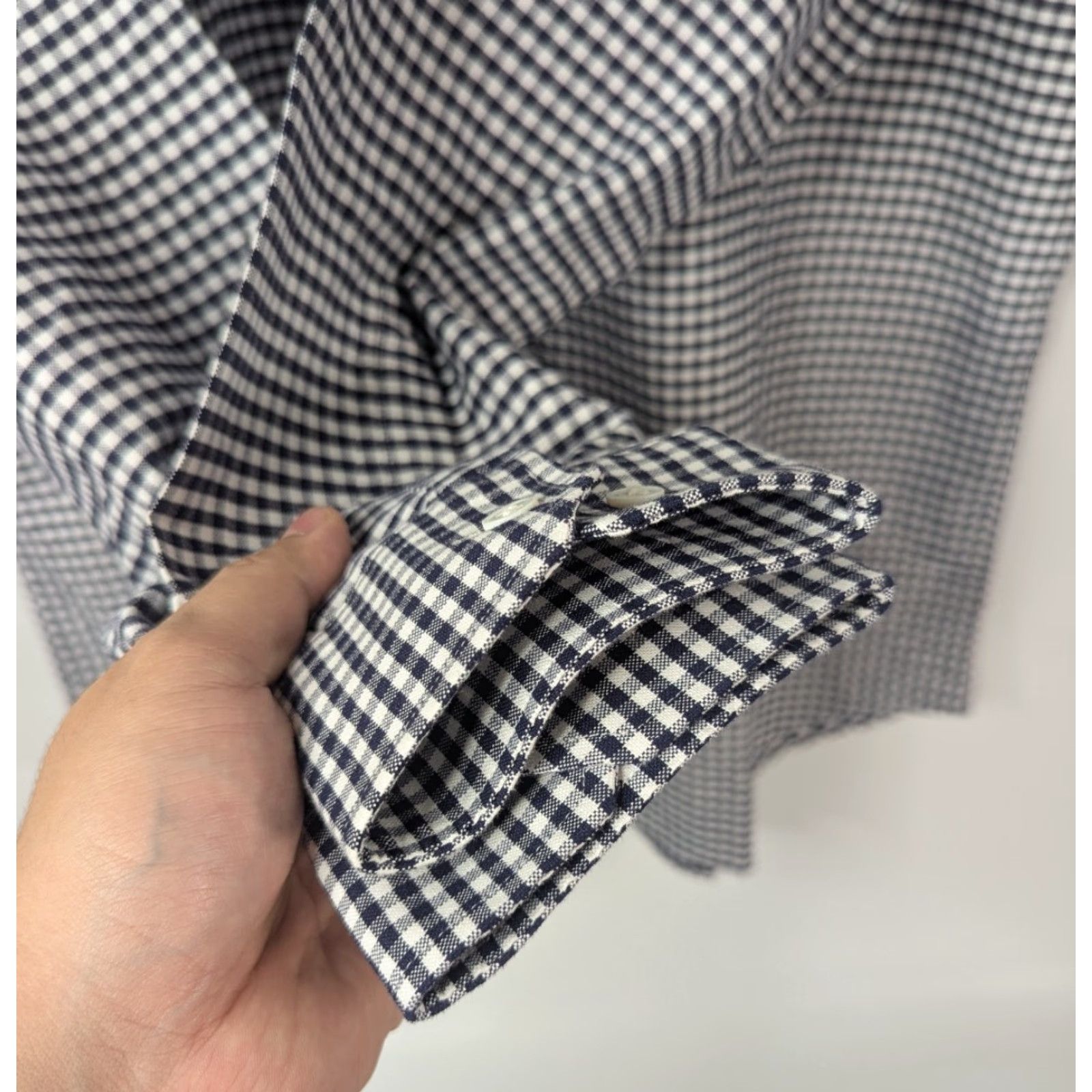 Vintage Line of Trade Shirt Mens XL Button-Down Cotton Oxford Plaid Preppy City Classic White Non-Novelty Size US XL / EU 56 / 4 - 3 Thumbnail