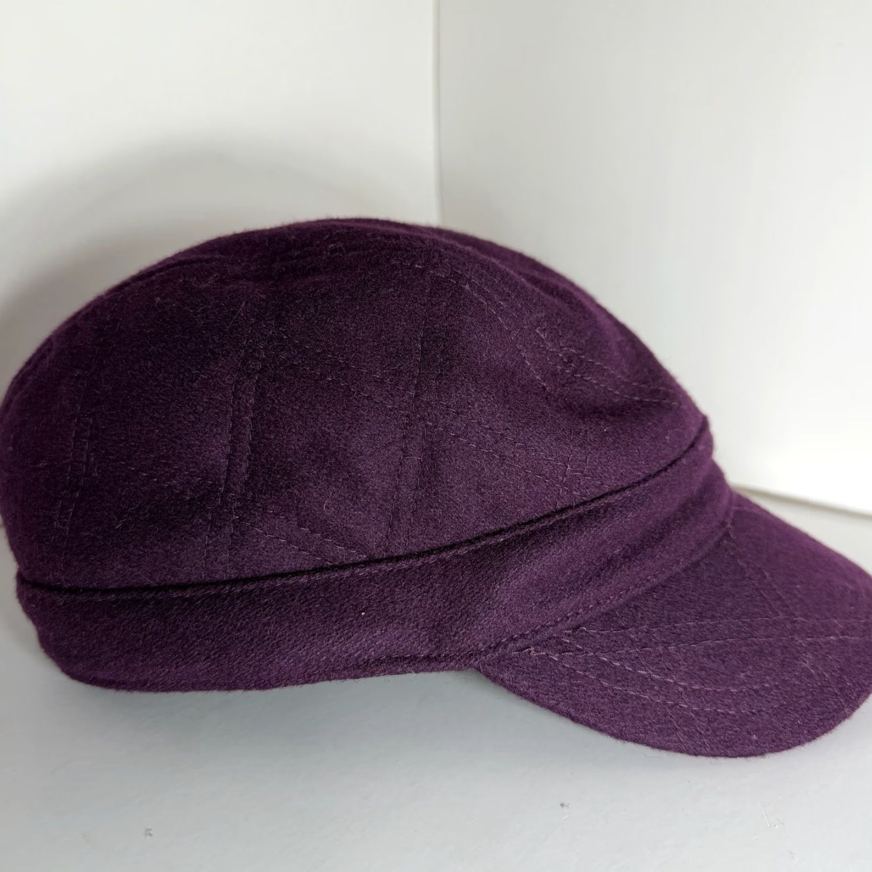 Carhartt Carhartt Hat One Size Wool Blend Cap Maroon Hook and Loop Adjustable Lightweight Breathable Baseball Cap Mens 603 Size ONE SIZE - 5 Thumbnail