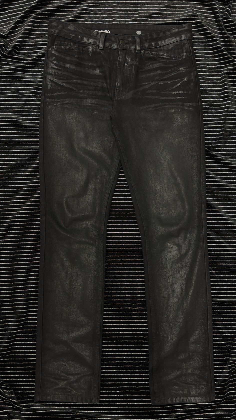 Japanese Brand metallic painted jeans Size US 32 / EU 48 - 1 Thumbnail