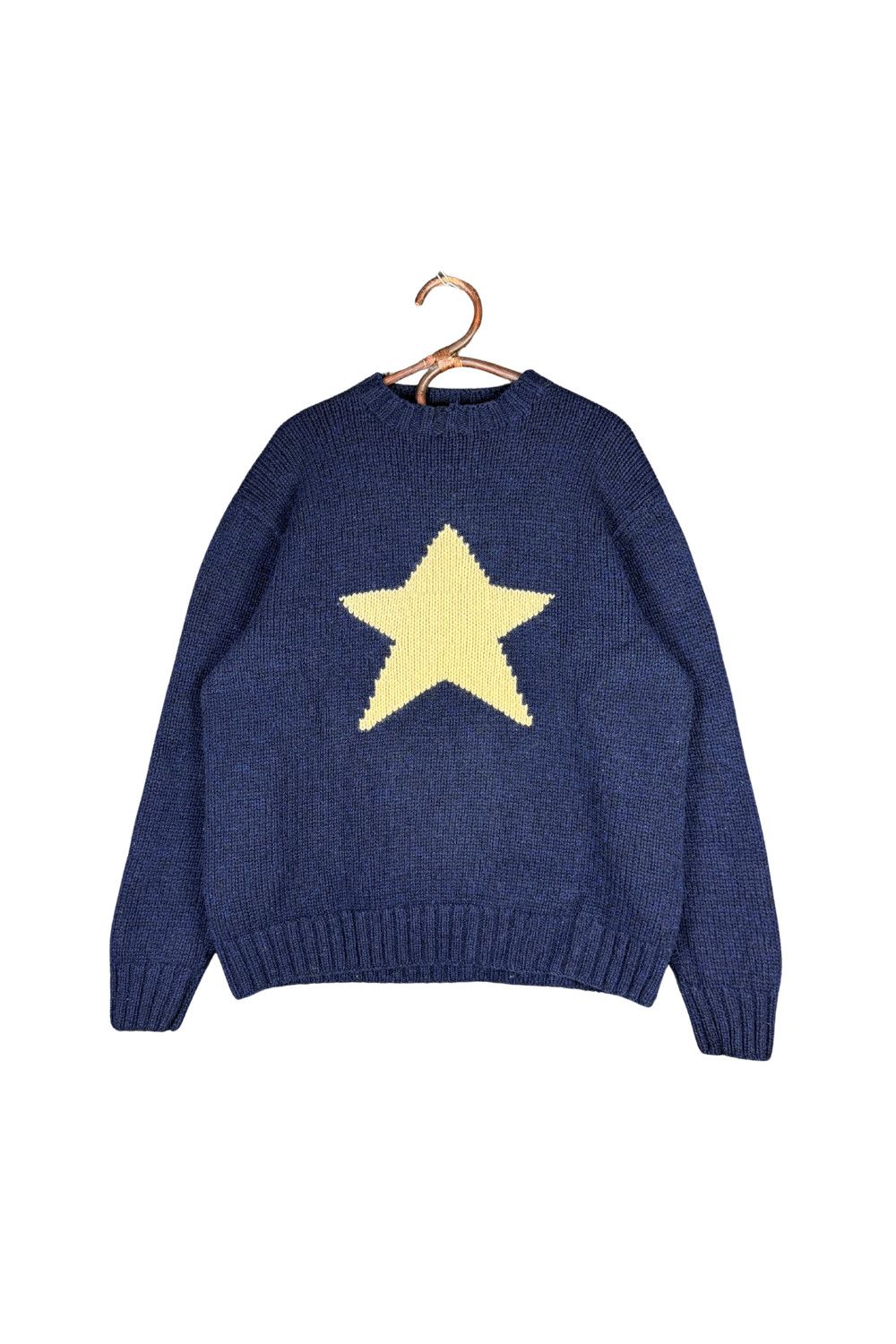 Polo Ralph Lauren AW98 Polo Ralph Lauren Hand Knit Star Sweater Size US XL / EU 56 / 4 - 12 Thumbnail
