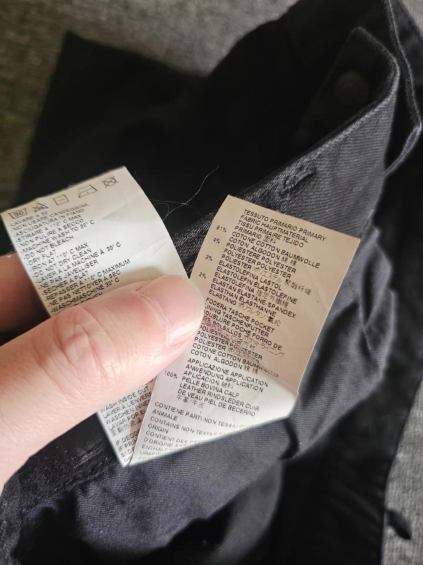 Dsquared2 DSquared2 (D2) Black Jeans, Q4 Size US 34 / EU 50 - 6 Thumbnail
