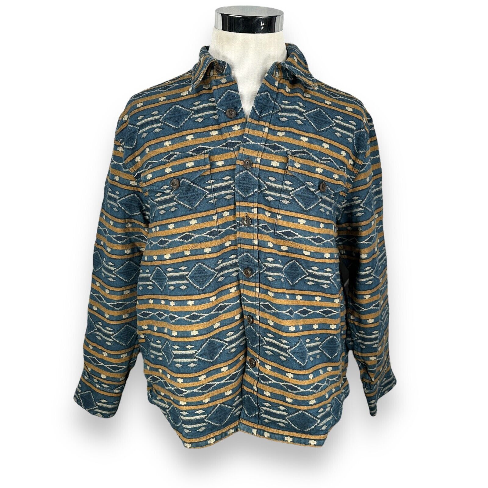 Pendleton Pendleton Flannel Shirt Jacket Mens XL Blue Button Up Size US XL / EU 56 / 4 - 1 Thumbnail