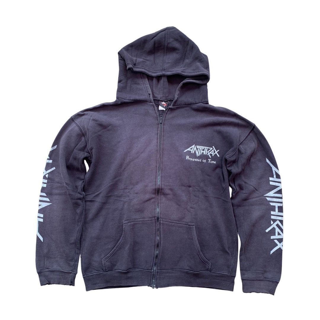 Band Tees Anthrax - Persistence of time zip hoodie jacket Size US XL / EU 56 / 4 - 1 Thumbnail