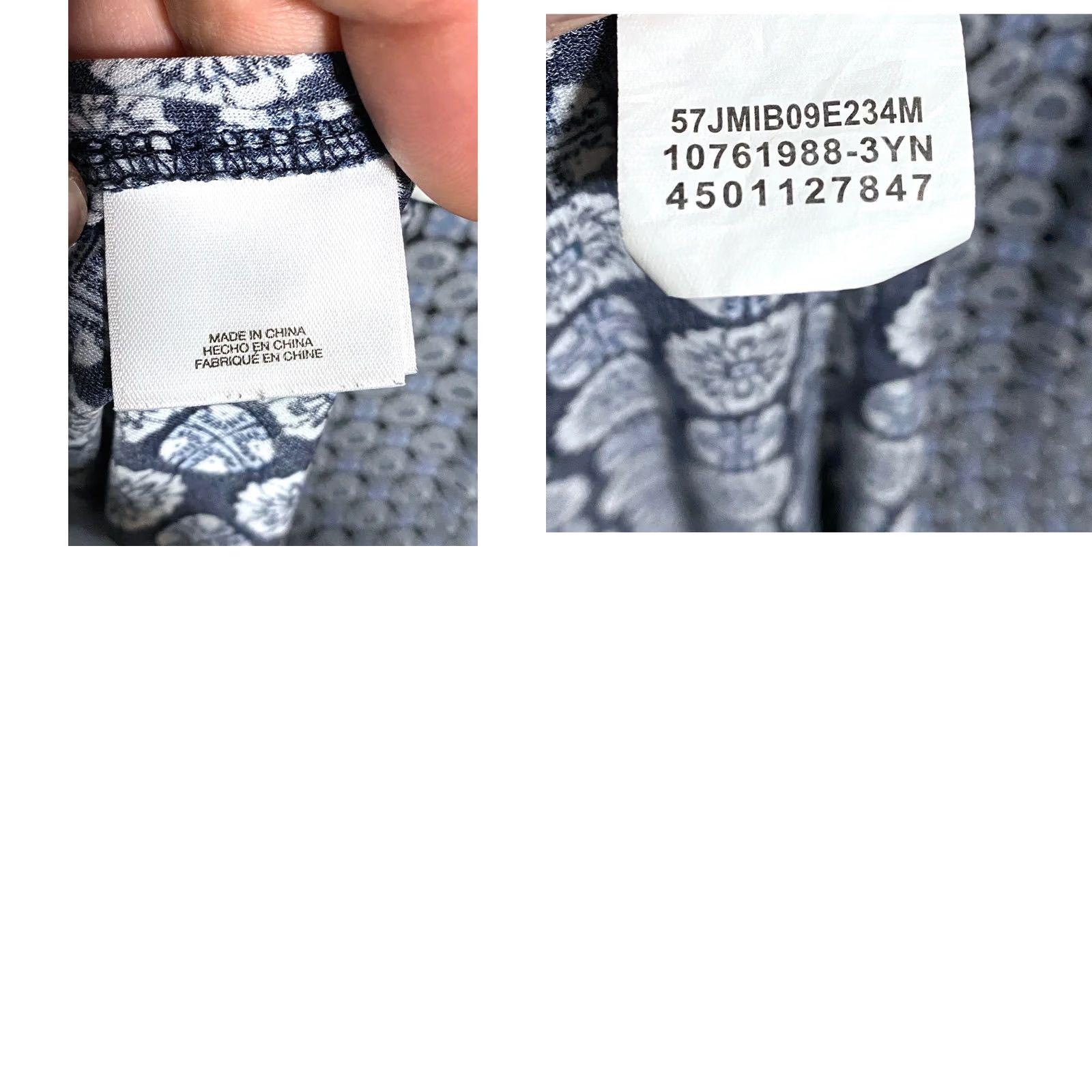 Anne Klein Anne Klein Floral V-Neck Tank Top Blouse XL Women Sleeveless Busy Office Preppy Floral Blue Size XL / US 12-14 / IT 48-50 - 8 Thumbnail