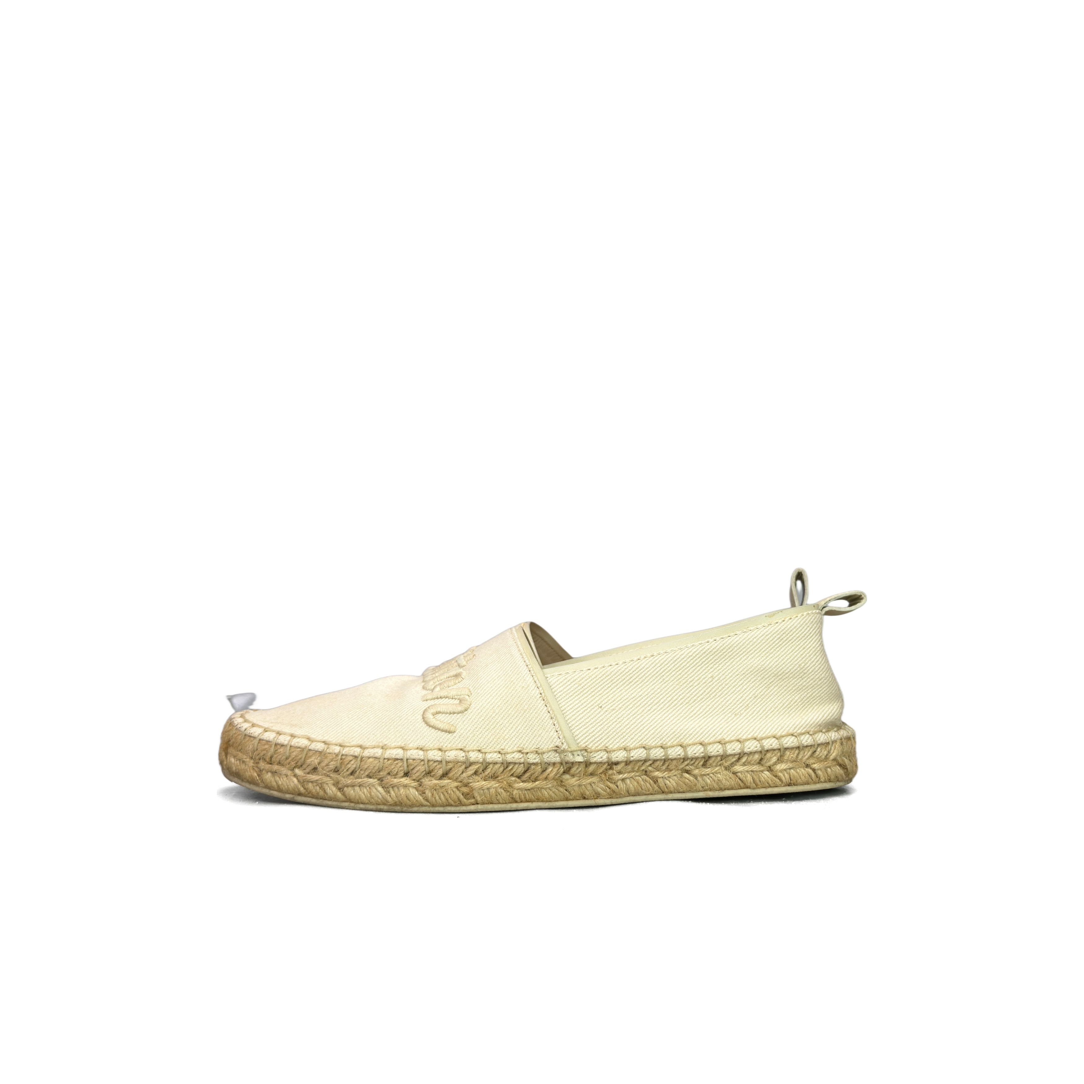 Louis Vuitton Louis Vuitton Embroidered Logo Canvas Espadrilles Size 35.5 Size US 5.5 / IT 35.5 - 1 Thumbnail