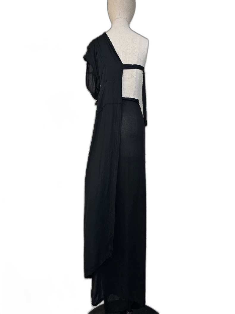 ワンピース Ann Demeulemeester DEMY X-LONG HIGH SLIT LONG SLEEVE DRESS Ann Demeulemeester DEMY X-LONG HIGH SLIT LONG SLEEVE DRESS