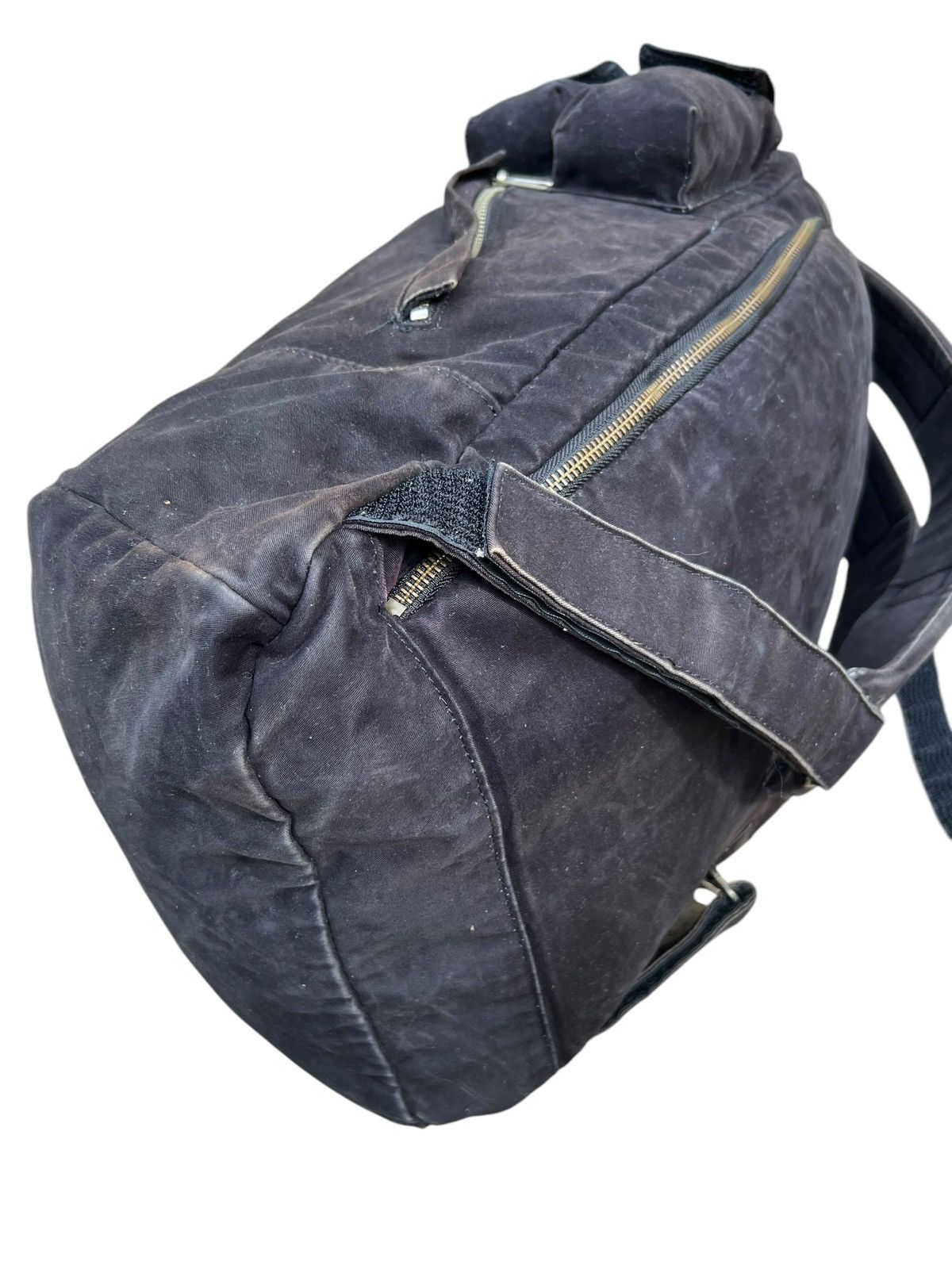 Vintage LORINZA Japan Sun Faded Black Puffer Backpack Size ONE SIZE - 12 Thumbnail