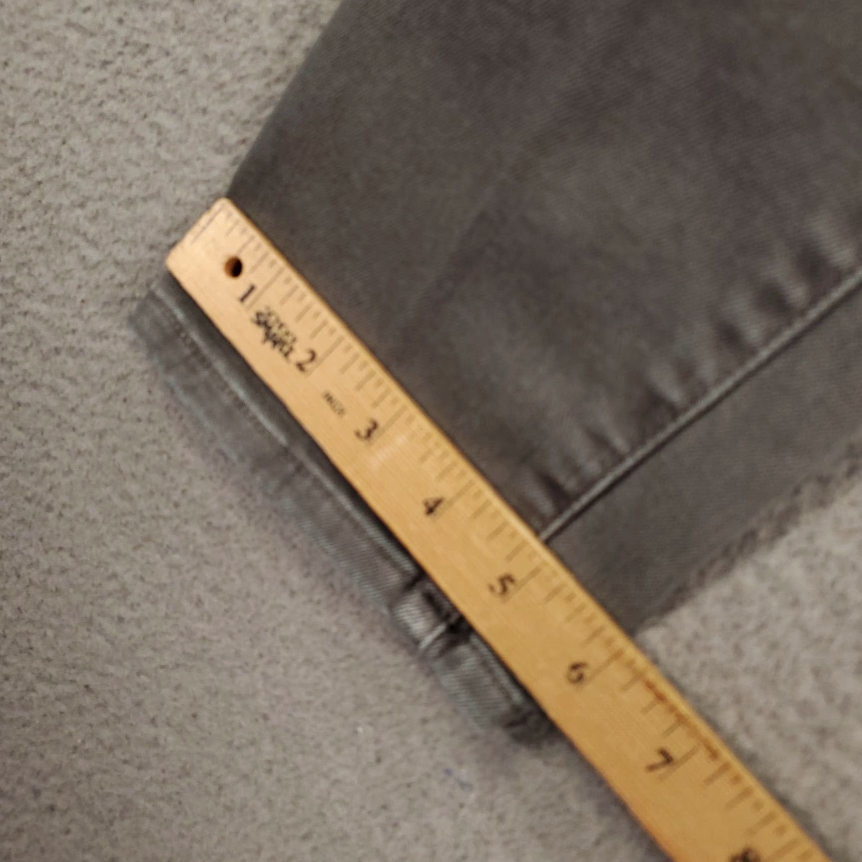 American Eagle Outfitters American Eagle Outfitters Jeans 28x32 Gray Slim Straight 5-Pocket Denim Cotton Blend Stretch Distressed Logo Button Zip AEO Size US 29 - 7 Thumbnail