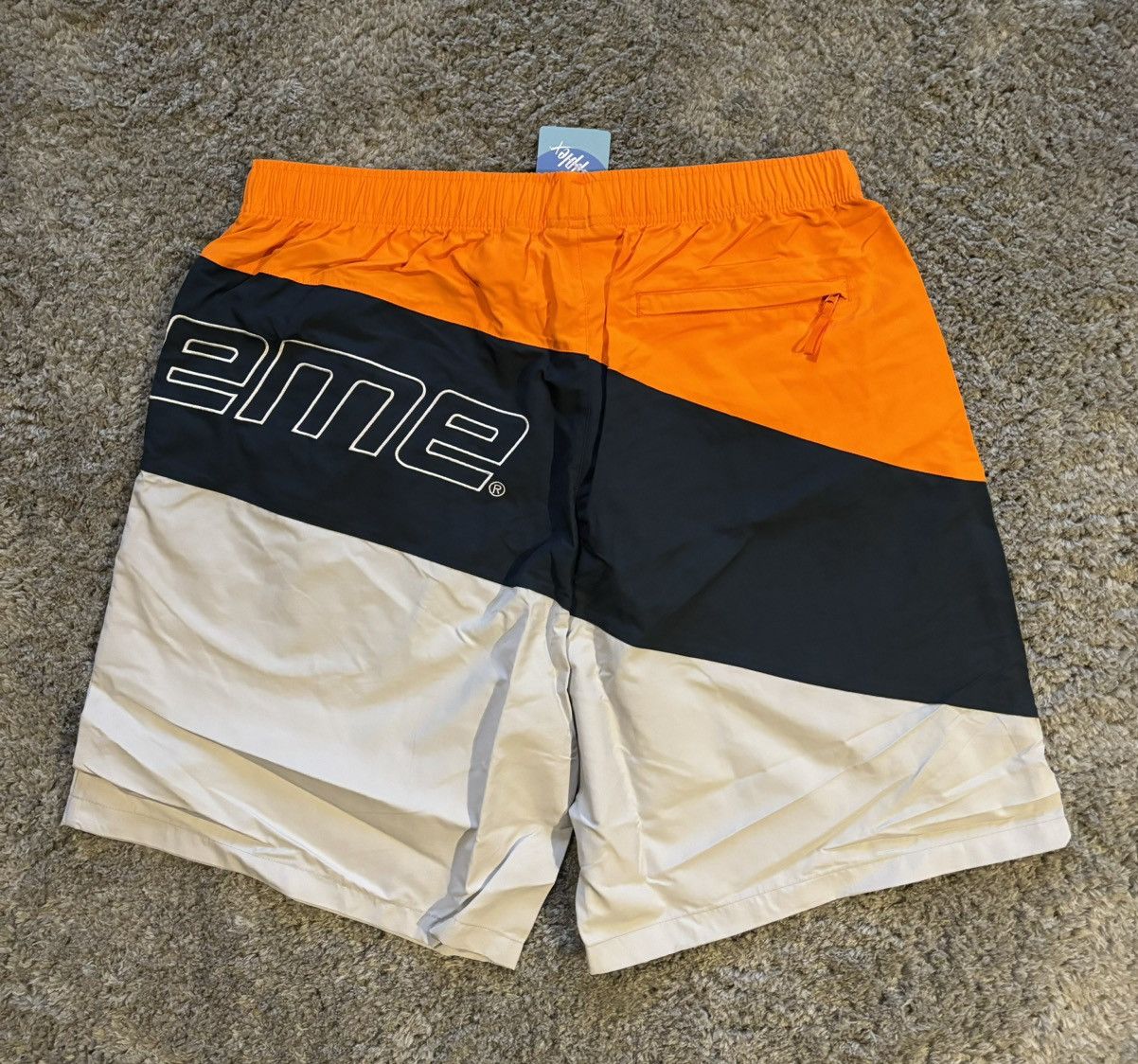 Supreme Supreme Curve Nylon Shorts Grey Size US 32 / EU 48 - 2 Thumbnail