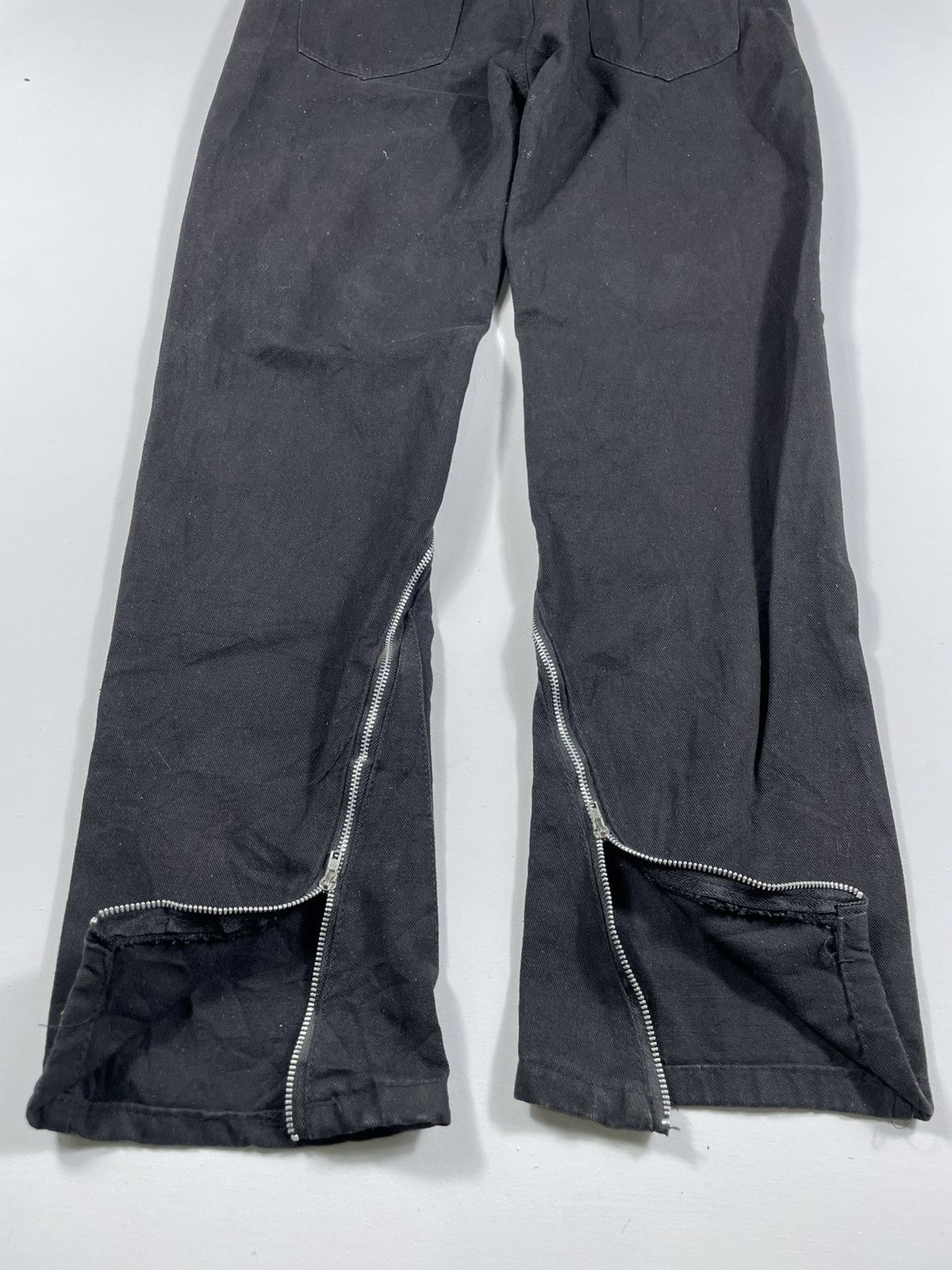 If Six Was Nine × Japanese Brand × Vintage Japanese multi zipper Denim Jeans ifsixwasnine style size 33 Size US 33 - 3 Thumbnail