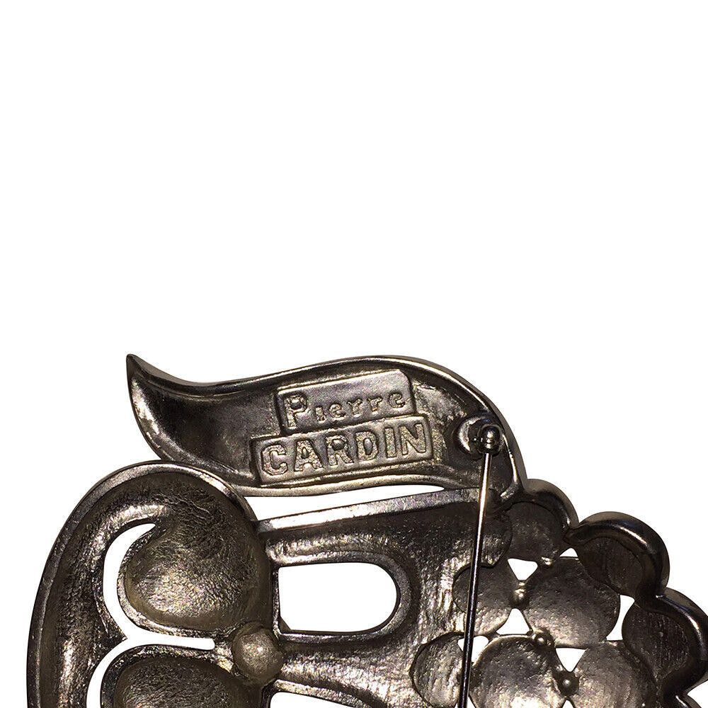 Pierre Cardin Pierre Cardin Runway Pewter Poodle Head Pin Size ONE SIZE - 6 Thumbnail