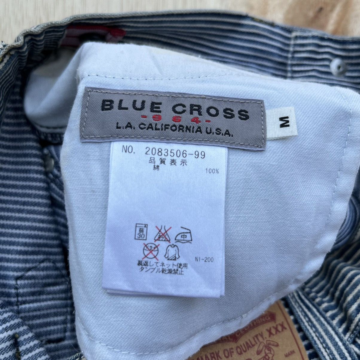 Japanese Brand BLUE CROSS JEANS CO HICKORI CARPENTER JAPAN RARE Size US 27 - 3 Thumbnail