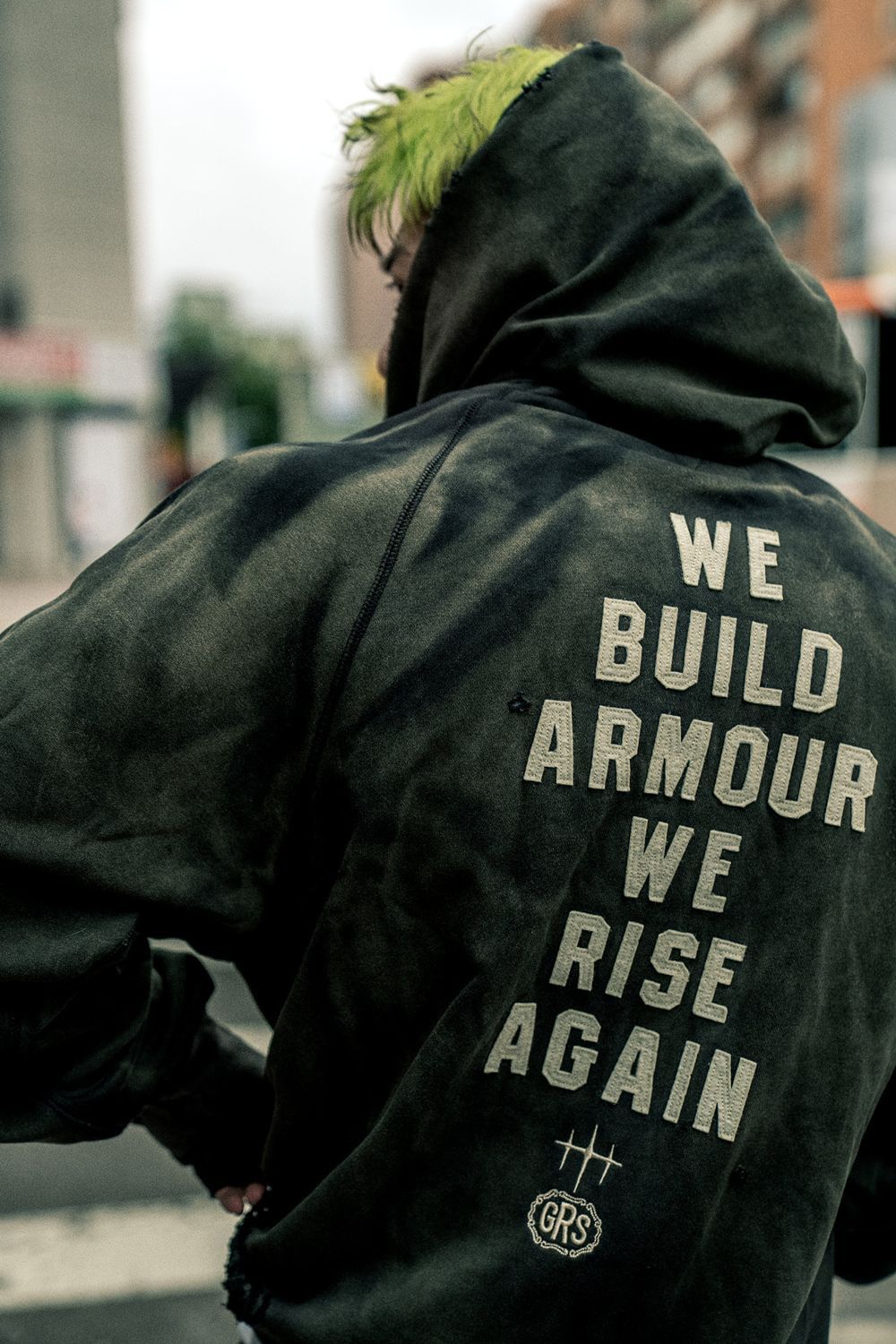 Other GRS X NAG SUN FADED LIGHTWEIGHT DESTROYED ZIP-UP HOODIE Size US XL / EU 56 / 4 - 2 Thumbnail
