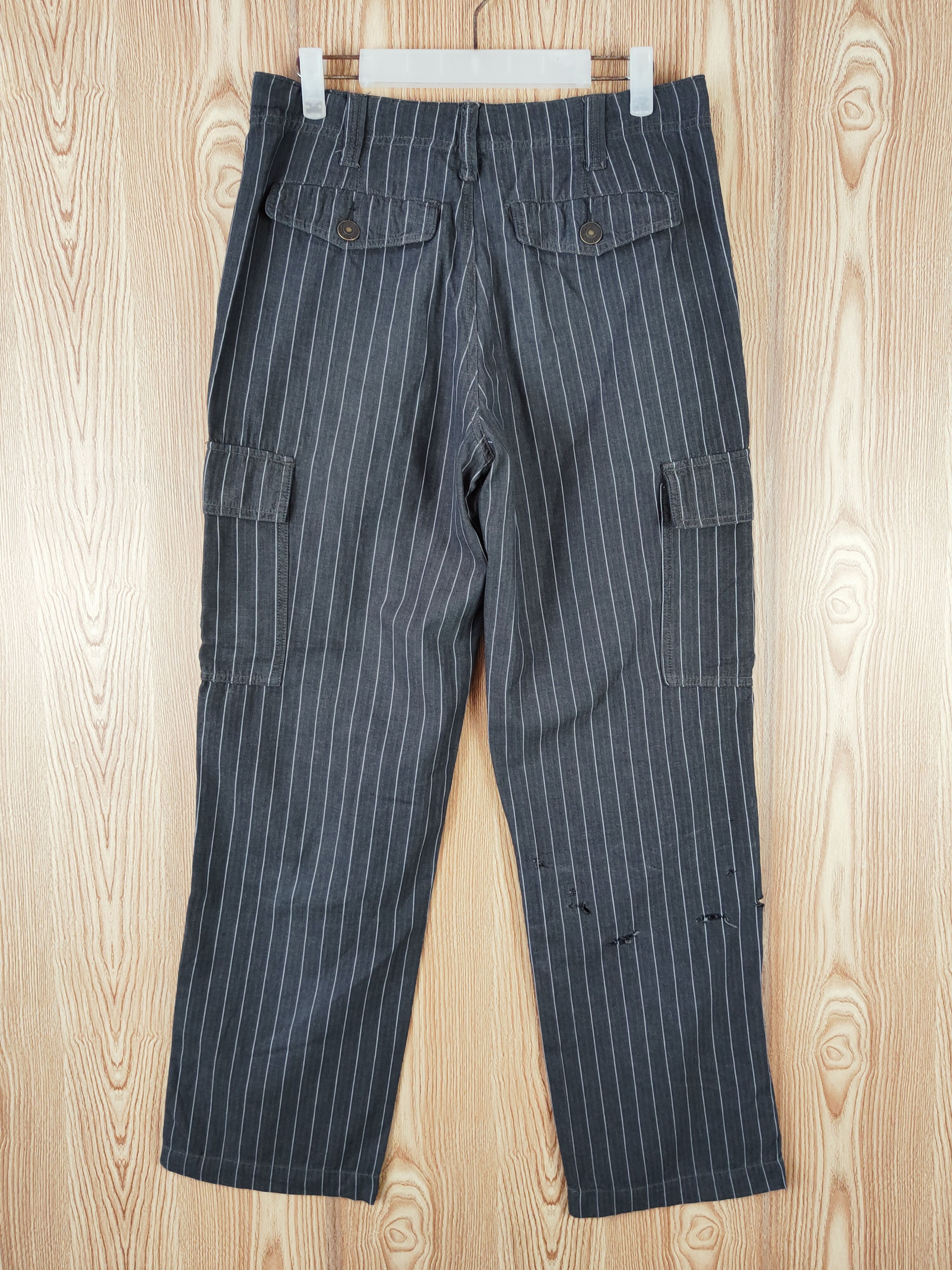 Japanese Brand Japanese Brand Black Faded Multipocket Cargo Pants #S2783 Size US 32 / EU 48 - 8 Thumbnail
