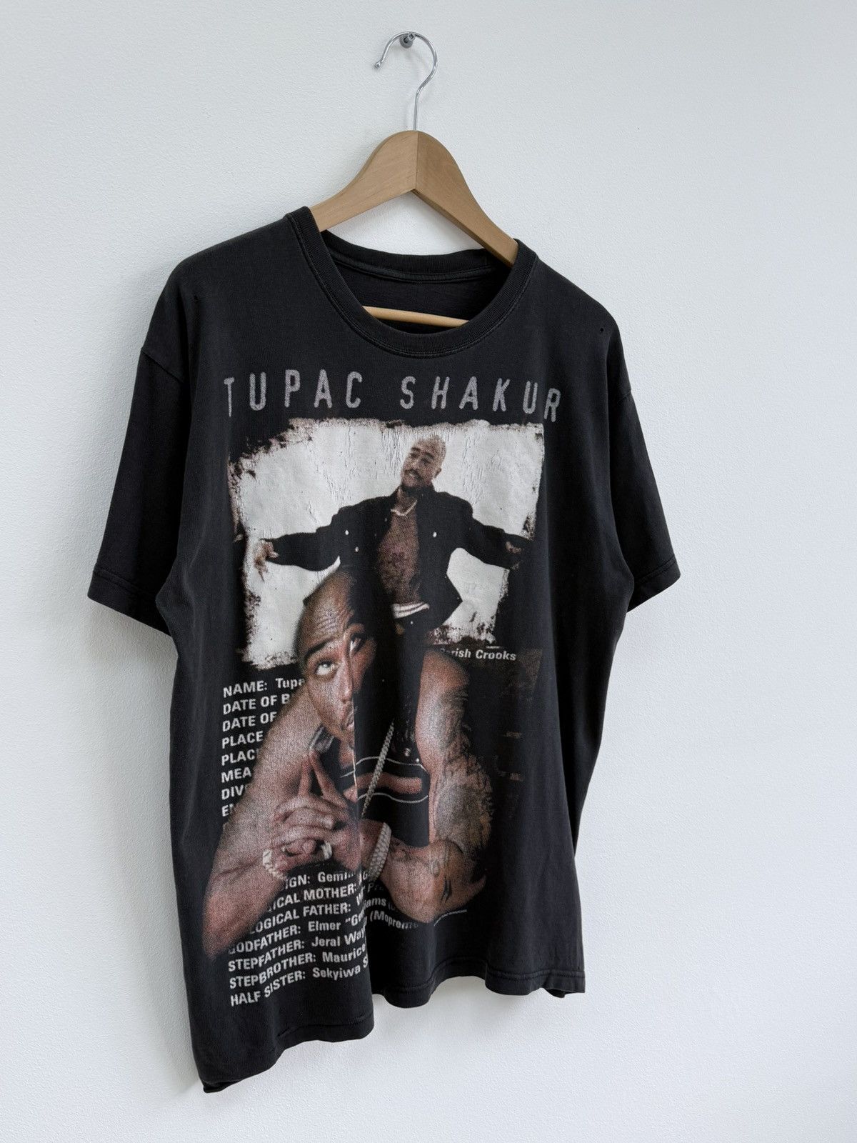Rap Tees Vintage 2003 Tupac Shakur 2Pac Graphic T-Shirt Size US M / EU 48-50 / 2 - 2 Thumbnail