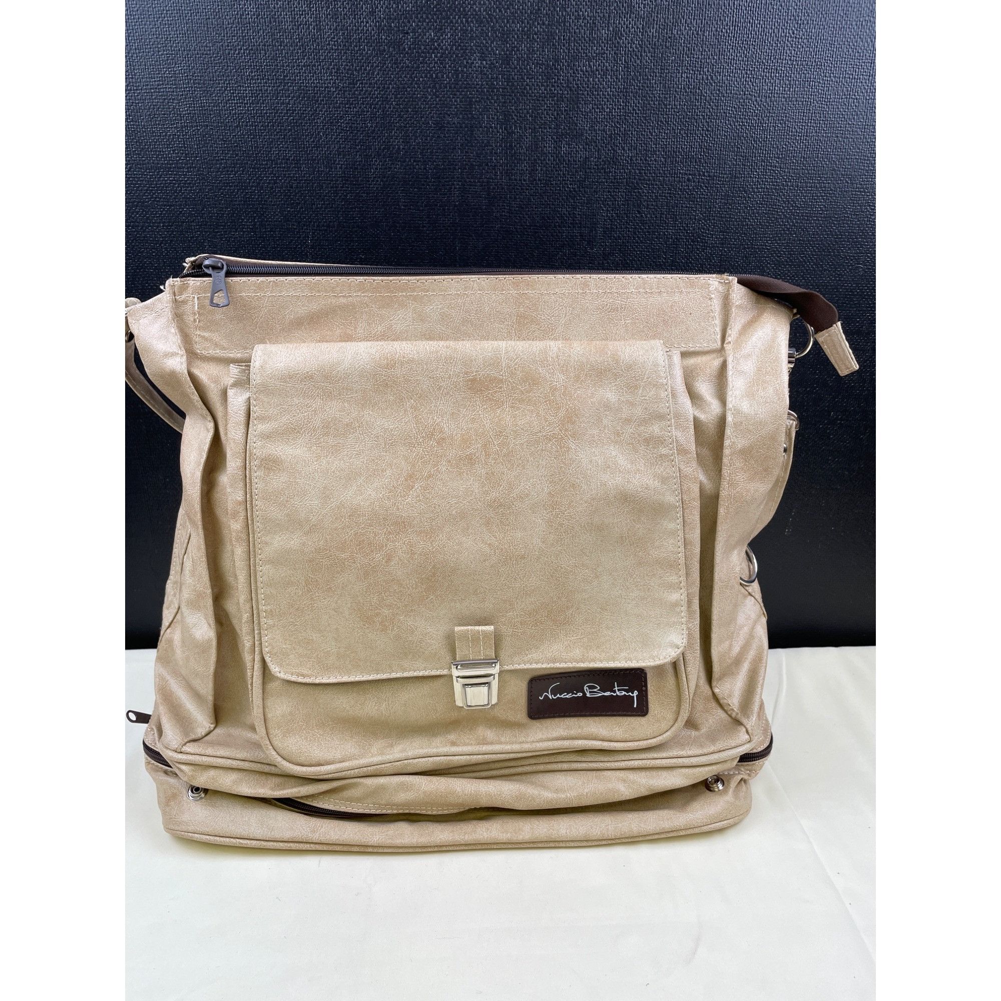 Other Nuccio Bentory Unisex Beige Travel Bag/Carry on bag SKU 5081 Size ONE SIZE - 1 Thumbnail