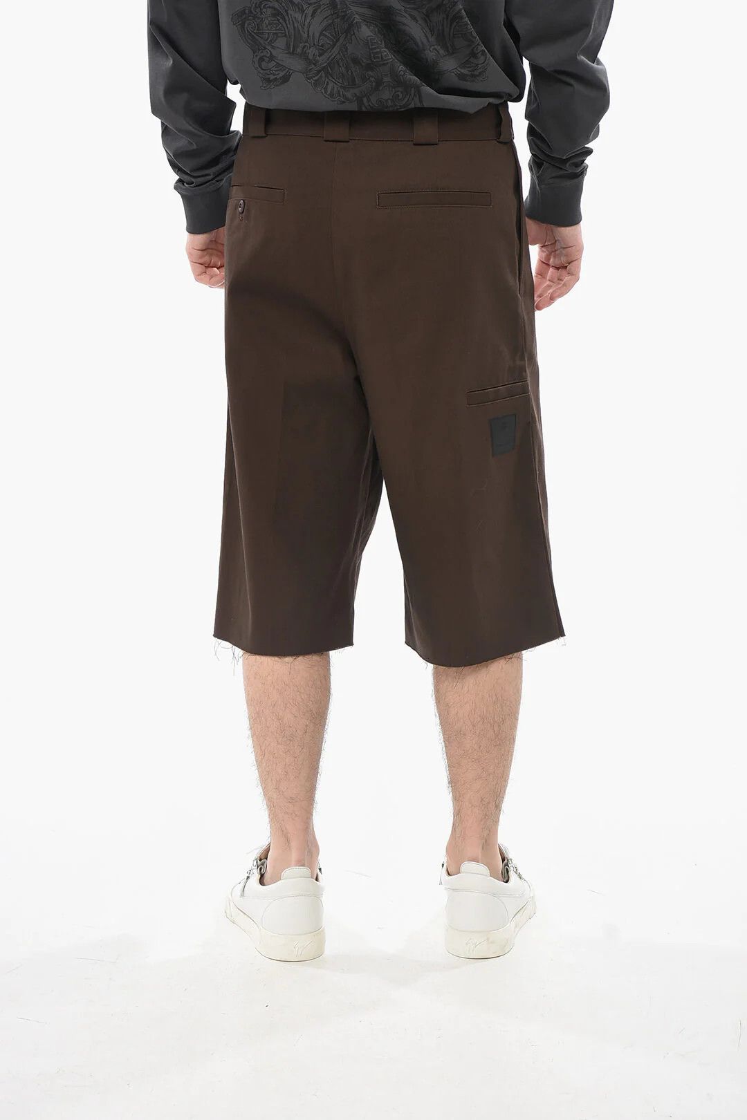Givenchy og1mm0326 Cotton-Blend Short in Brown Size US 34 / EU 50 - 2 Thumbnail