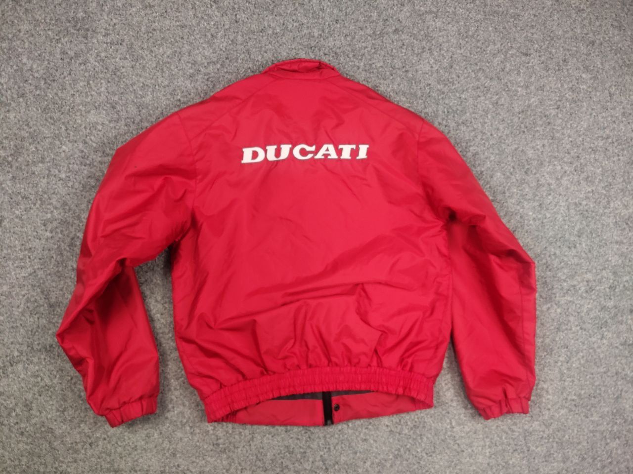 NASCAR × Vintage Vintage 90's Ducati kenny racewear Red Logo Racing Jacket Size US L / EU 52-54 / 3 - 10 Thumbnail