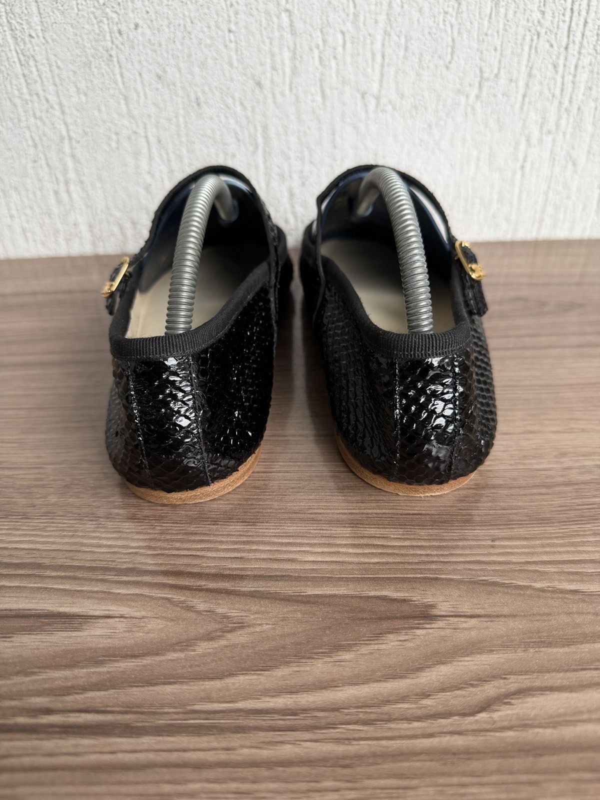 Celine Mary jane ballet python stamped flats Size US 9 / IT 39 - 14 Thumbnail