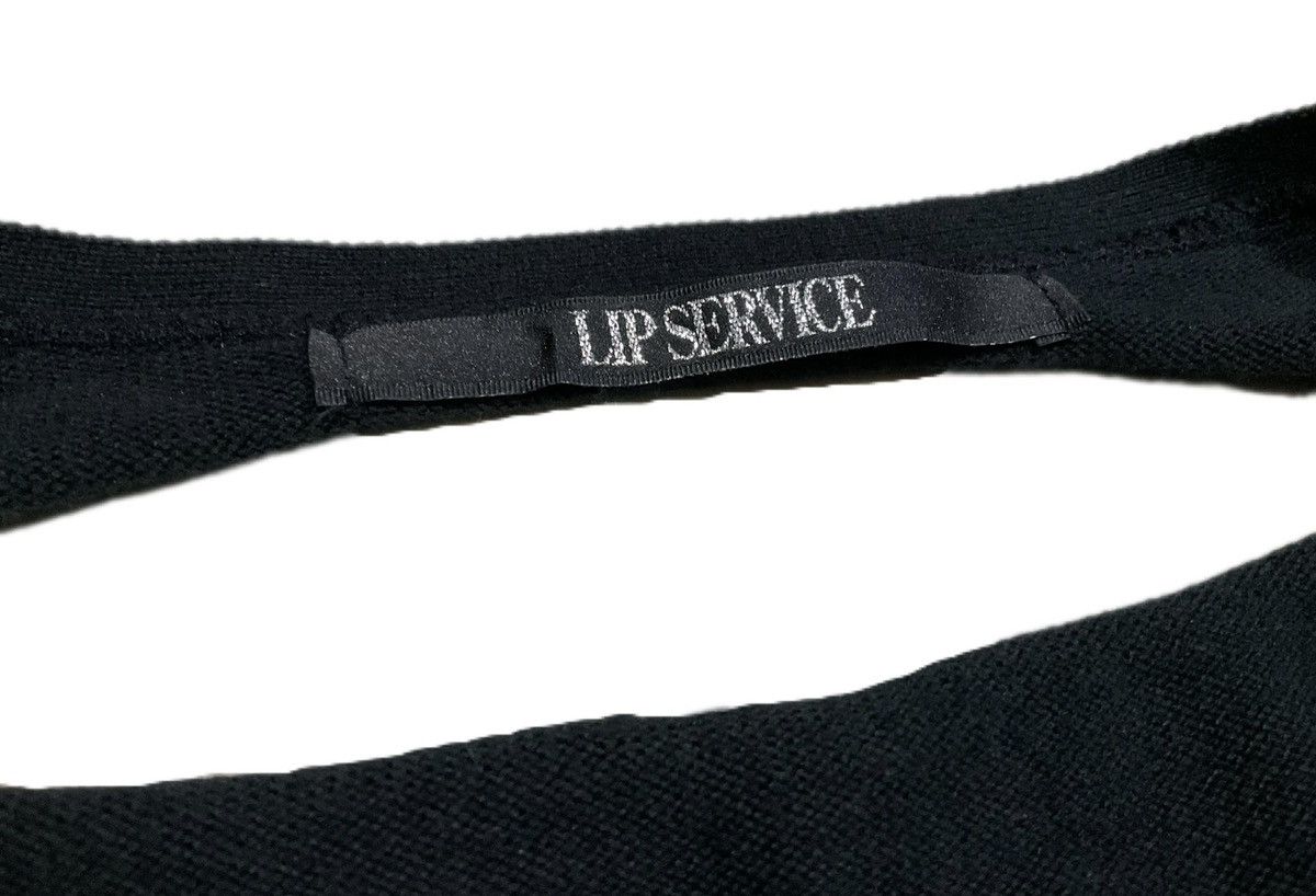 Hysteric Glamour × If Six Was Nine × Seditionaries 🔥Sick Y2K Lip Service Slash Ripped Cardigan Size US M / EU 48-50 / 2 - 13 Thumbnail