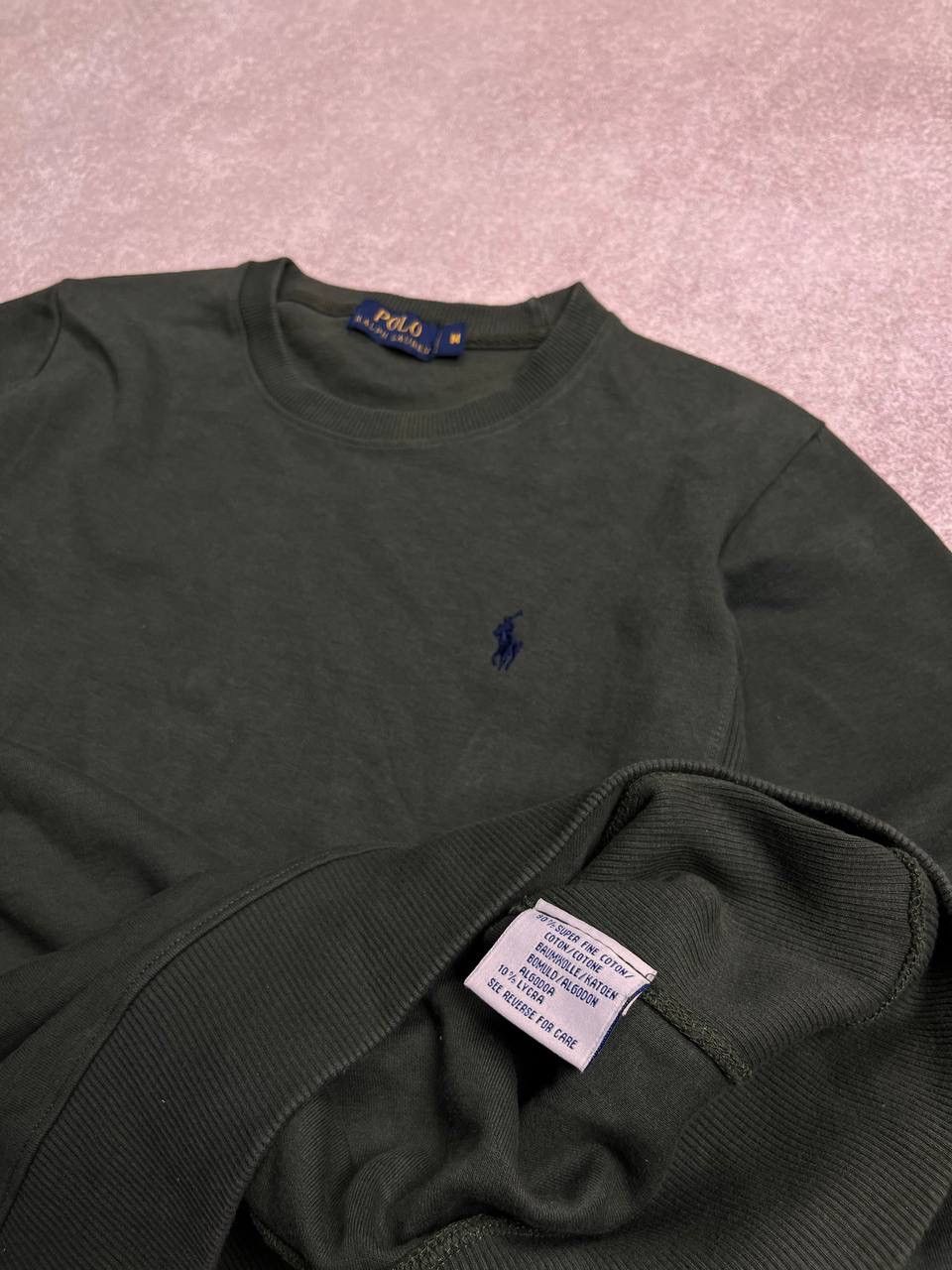 Vintage Vintage Polo Ralph Lauren Green Boxy Sweatshirt M Size US M / EU 48-50 / 2 - 5 Thumbnail