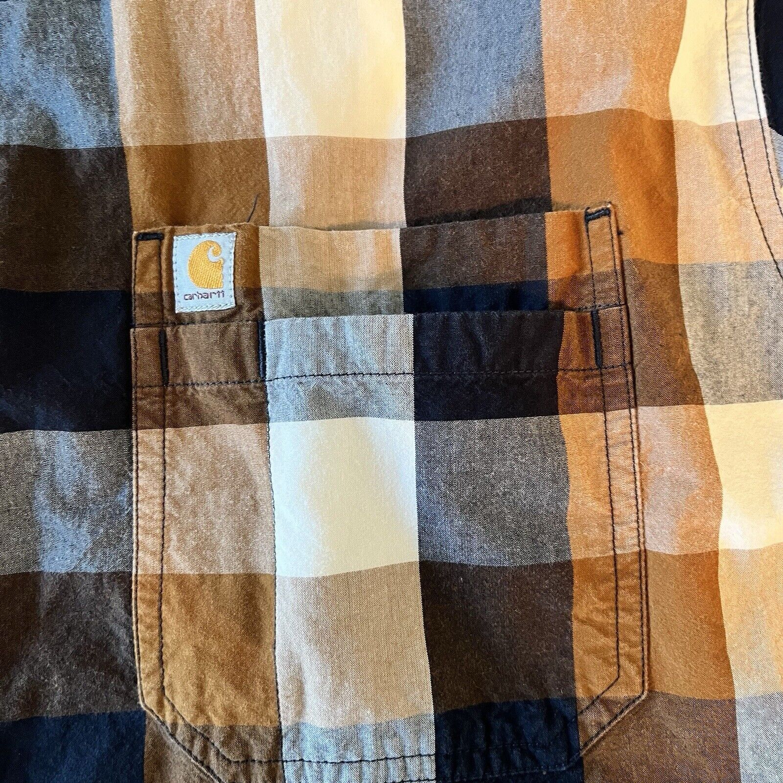 Carhartt Carhartt Shirt Button Up Plaid Relaxed Fit Size US XXL / EU 58 / 5 - 3 Thumbnail