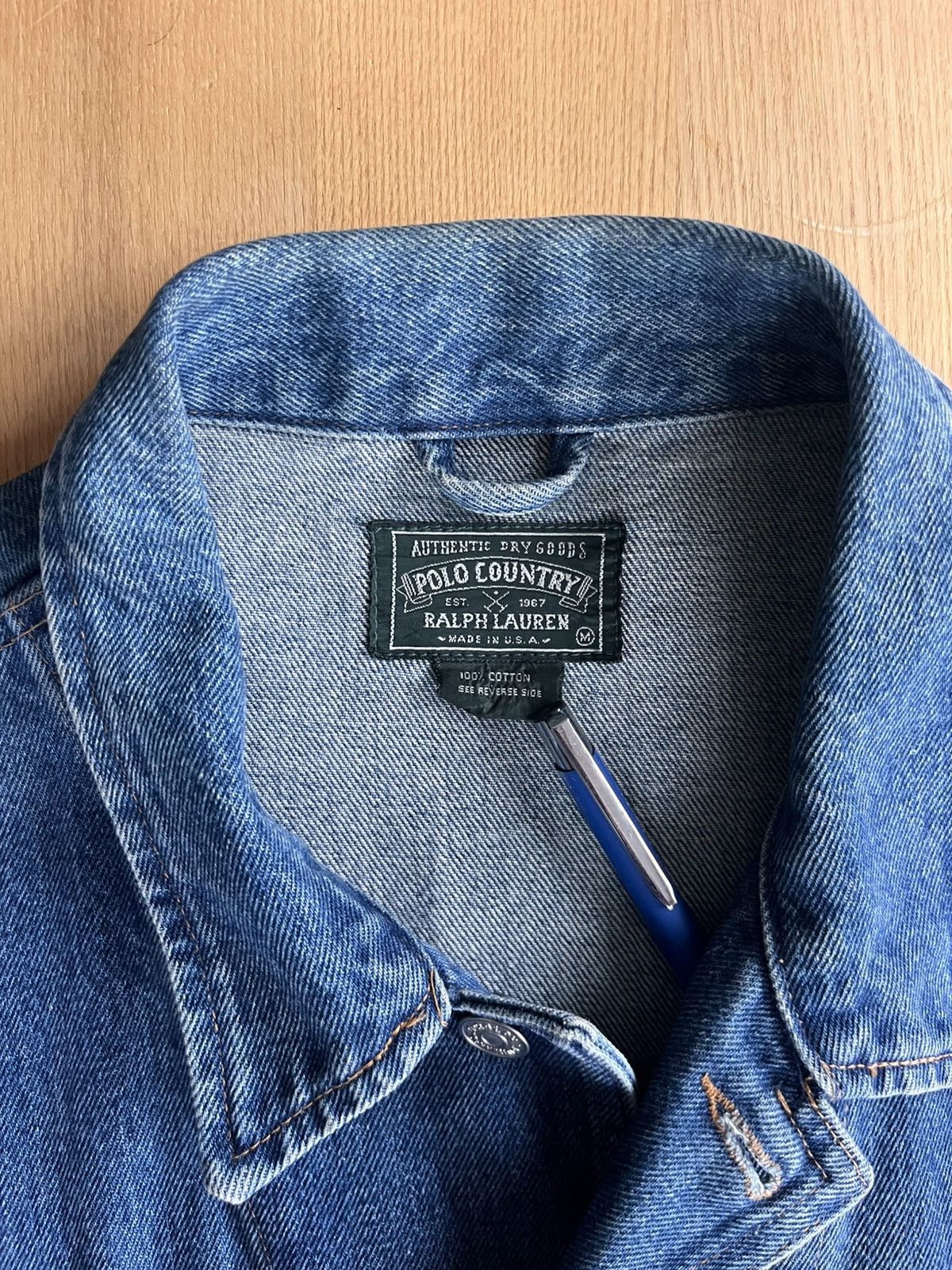 Ralph Lauren Ralph Lauren Country - USA Flag Denim Jacket Size US M / EU 48-50 / 2 - 5 Thumbnail