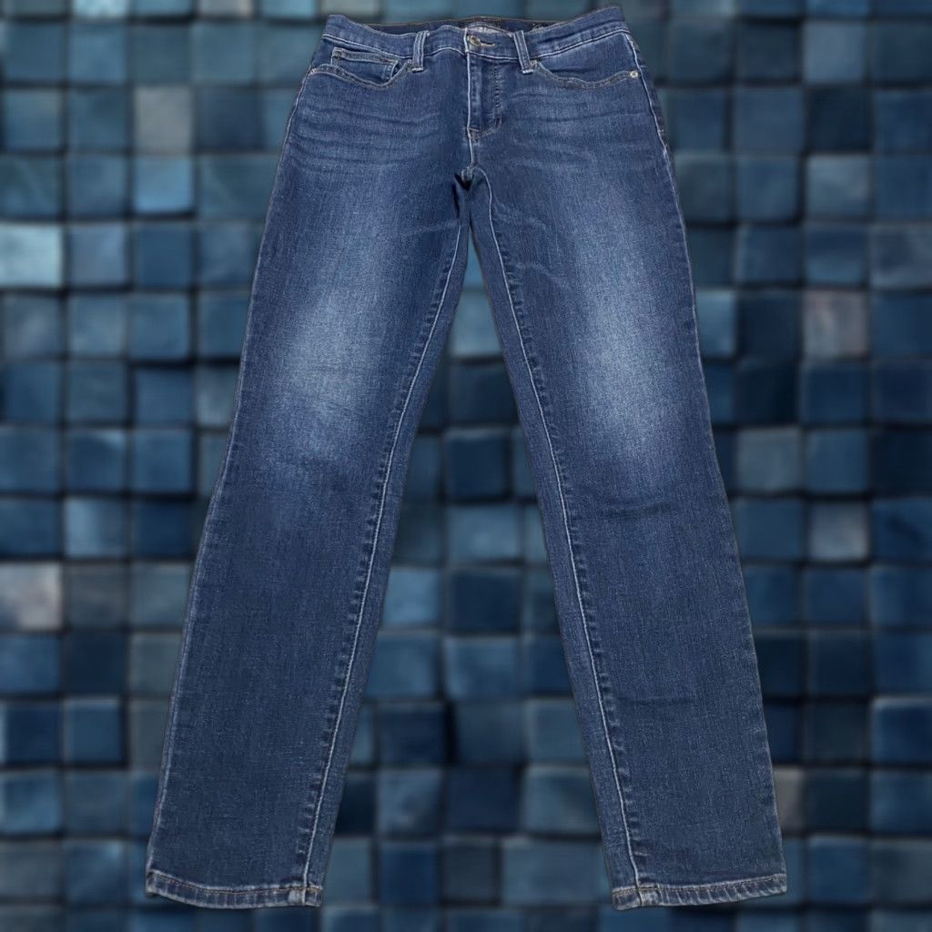Lucky Brand Lucky Brand Jeans Womens Sz 6 Blue Denim Dark Wash Ava Skinny Mid Rise Size 28" / US 6 / IT 42 - 1 Thumbnail
